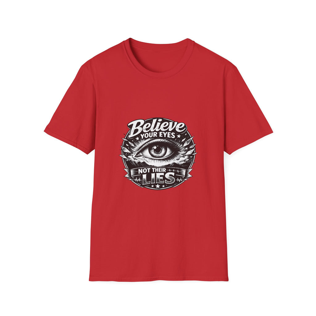 Believe Your Eyes T-Shirt — Vintage All-Seeing Eye Graphic Tee