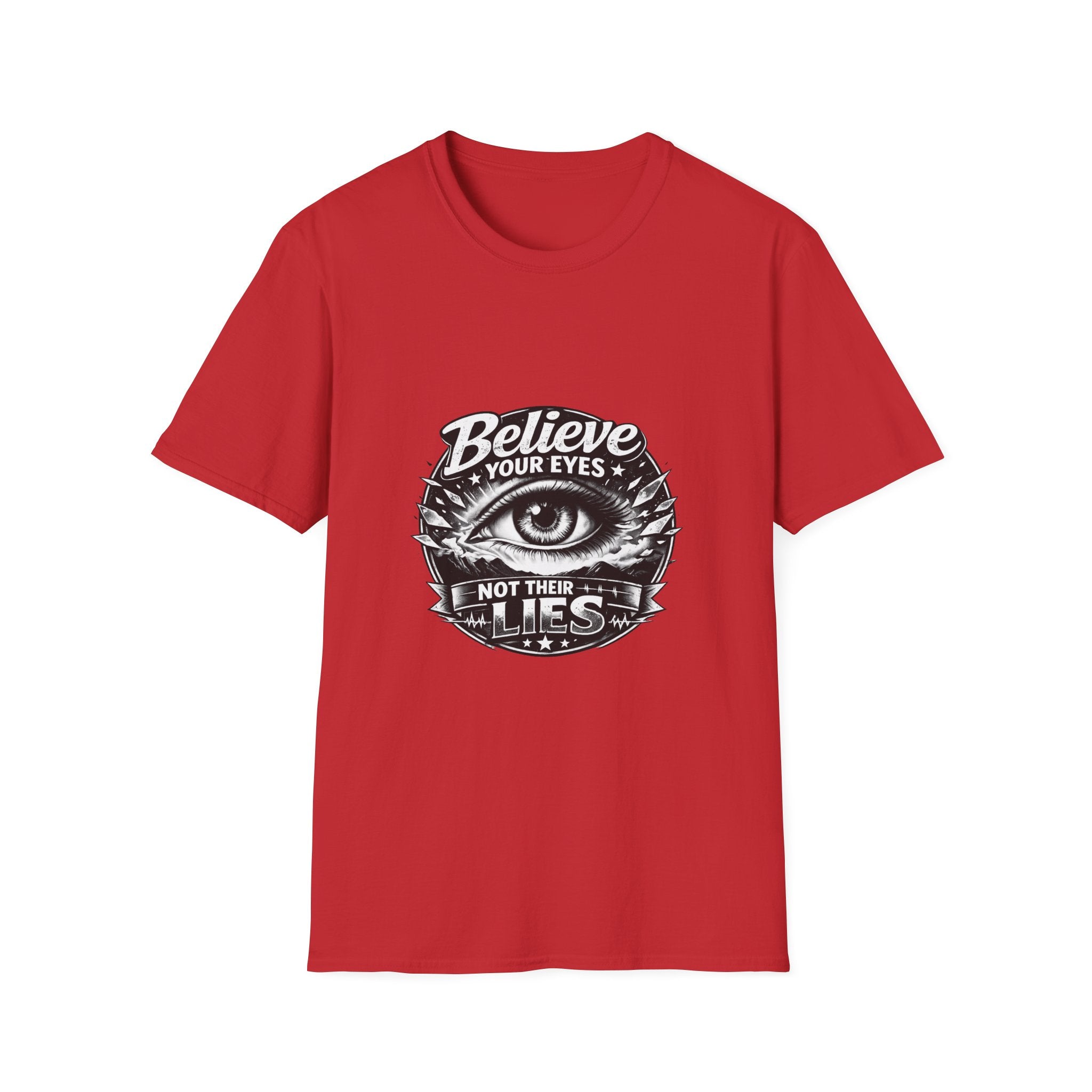 Believe Your Eyes T-Shirt — Vintage All-Seeing Eye Graphic Tee