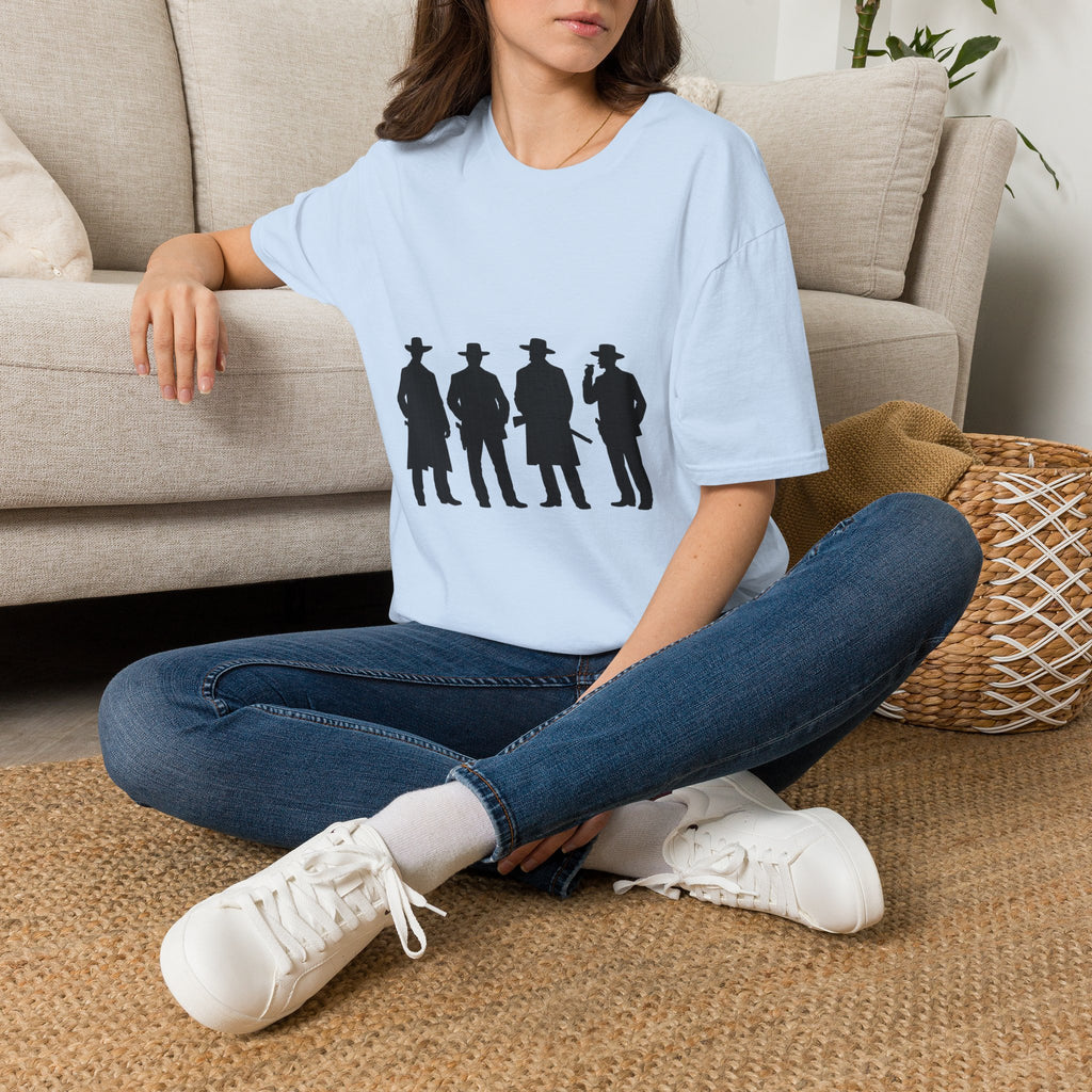 Cowboy Silhouette T-Shirt — Western Outlaw Graphic Tee