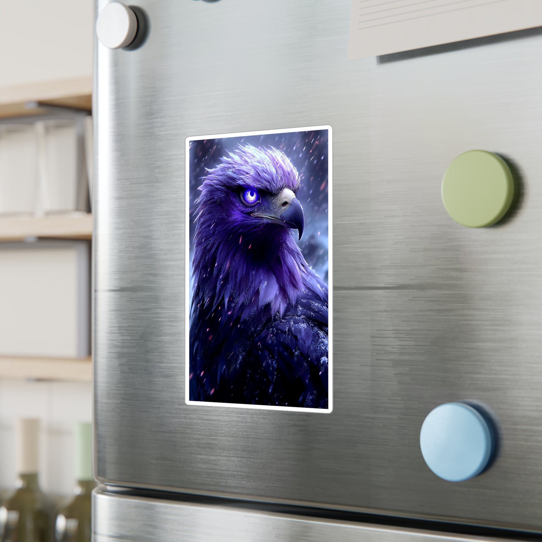 Purple Fantasy Eagle Kiss-Cut Vinyl Decal