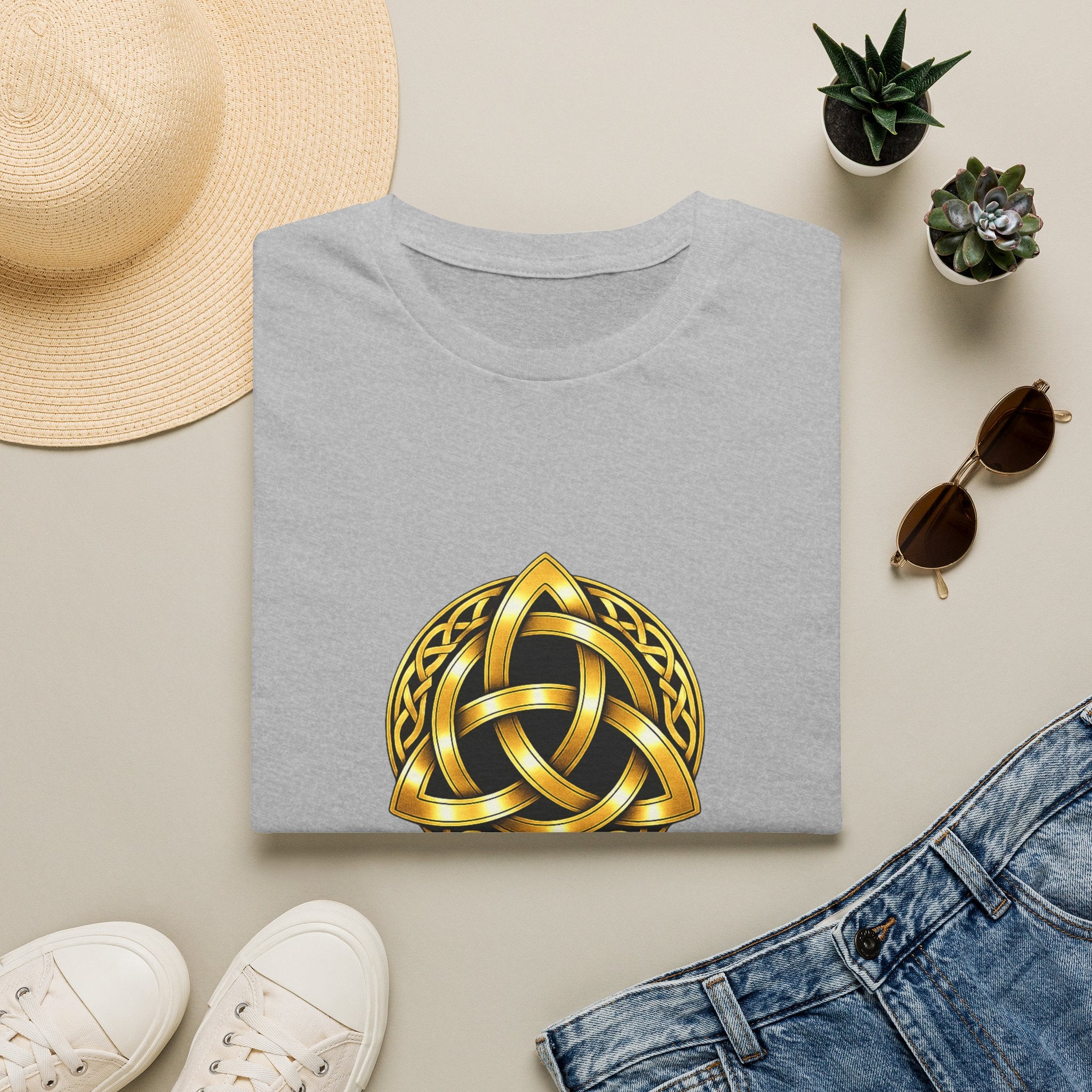 Celtic Pride Gold Trinity Knot T-Shirt