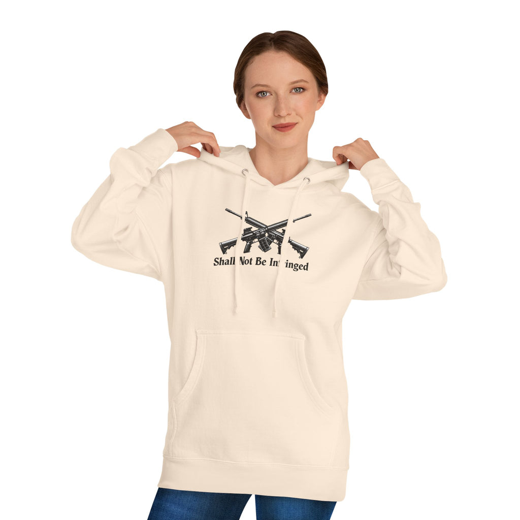 Don't Tread On Me Hoodie — "Shall Not Be Infringed" Rifle Graphic