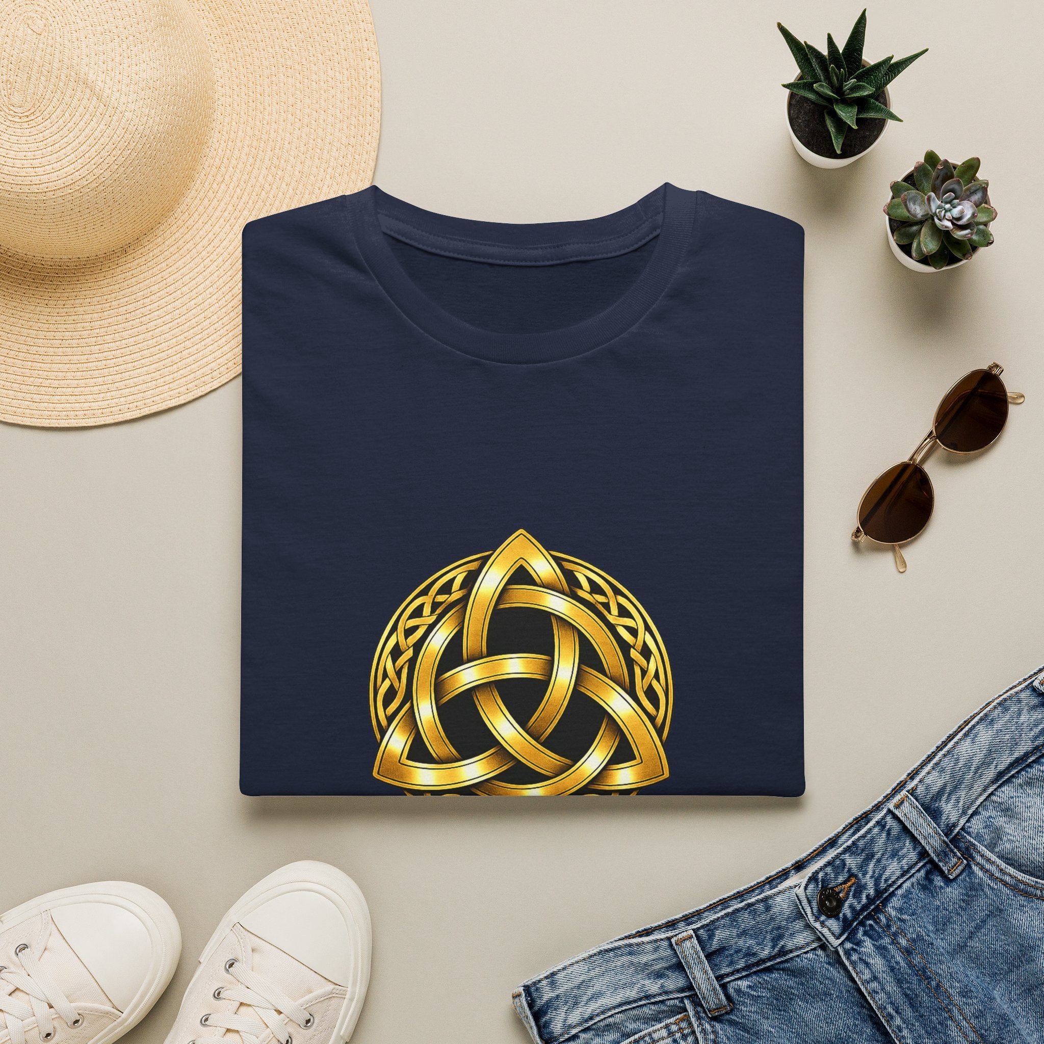 Celtic Pride Gold Trinity Knot T-Shirt