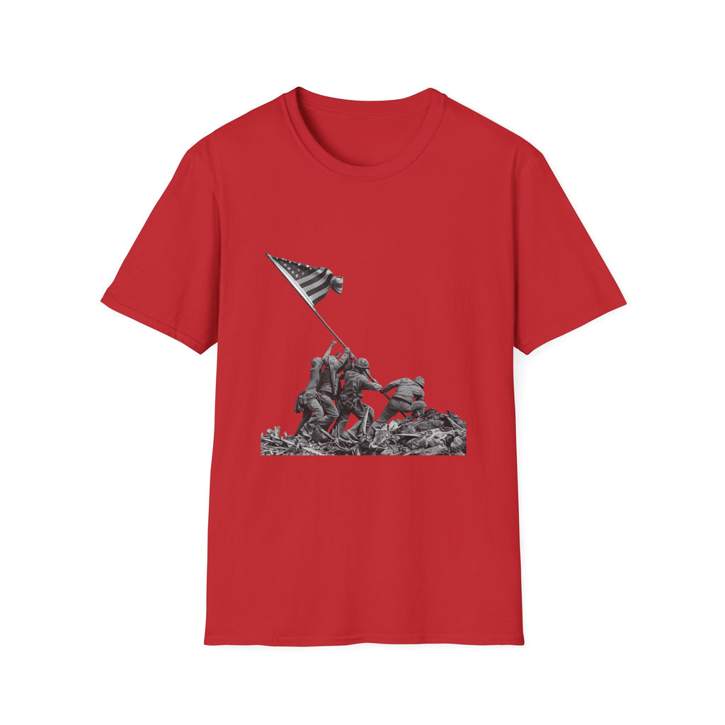 Iwo Jima Flag Raising T-Shirt — WWII Memorial Tribute Tee
