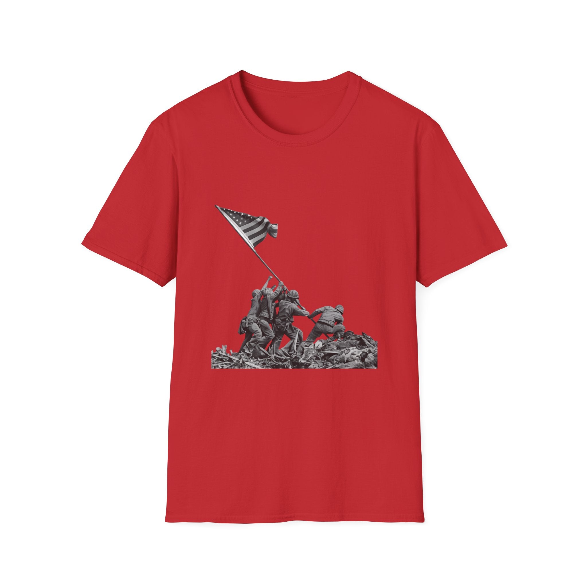 Iwo Jima Flag Raising T-Shirt — WWII Memorial Tribute Tee