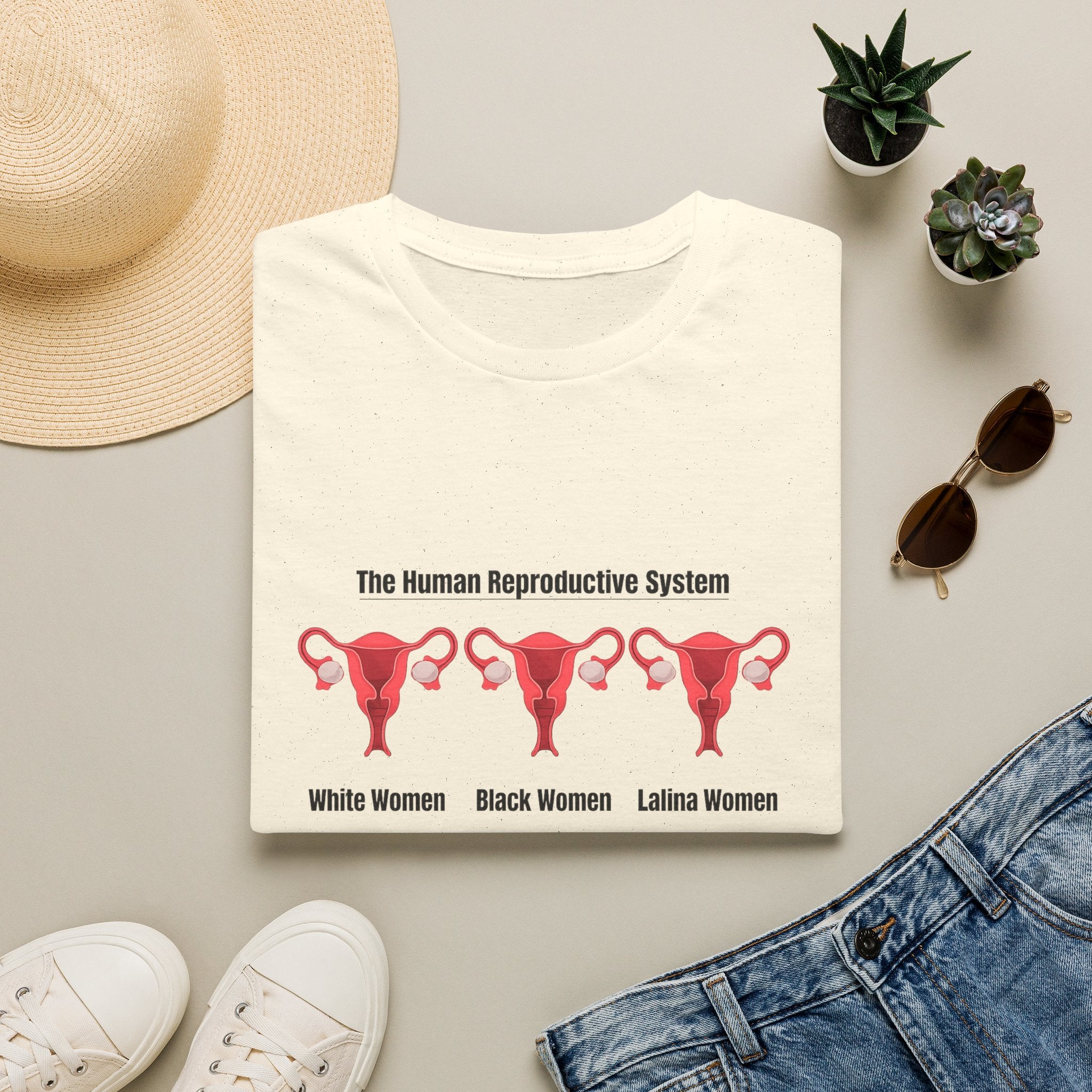 T-Shirt — "The Human Reproductive System" Graphic Tee
