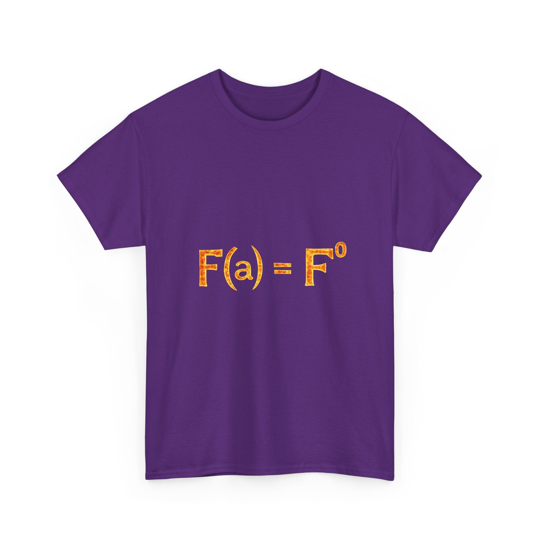 Math Humor T-Shirt — “F(a) = F” Funny Physics/Calculus Tee