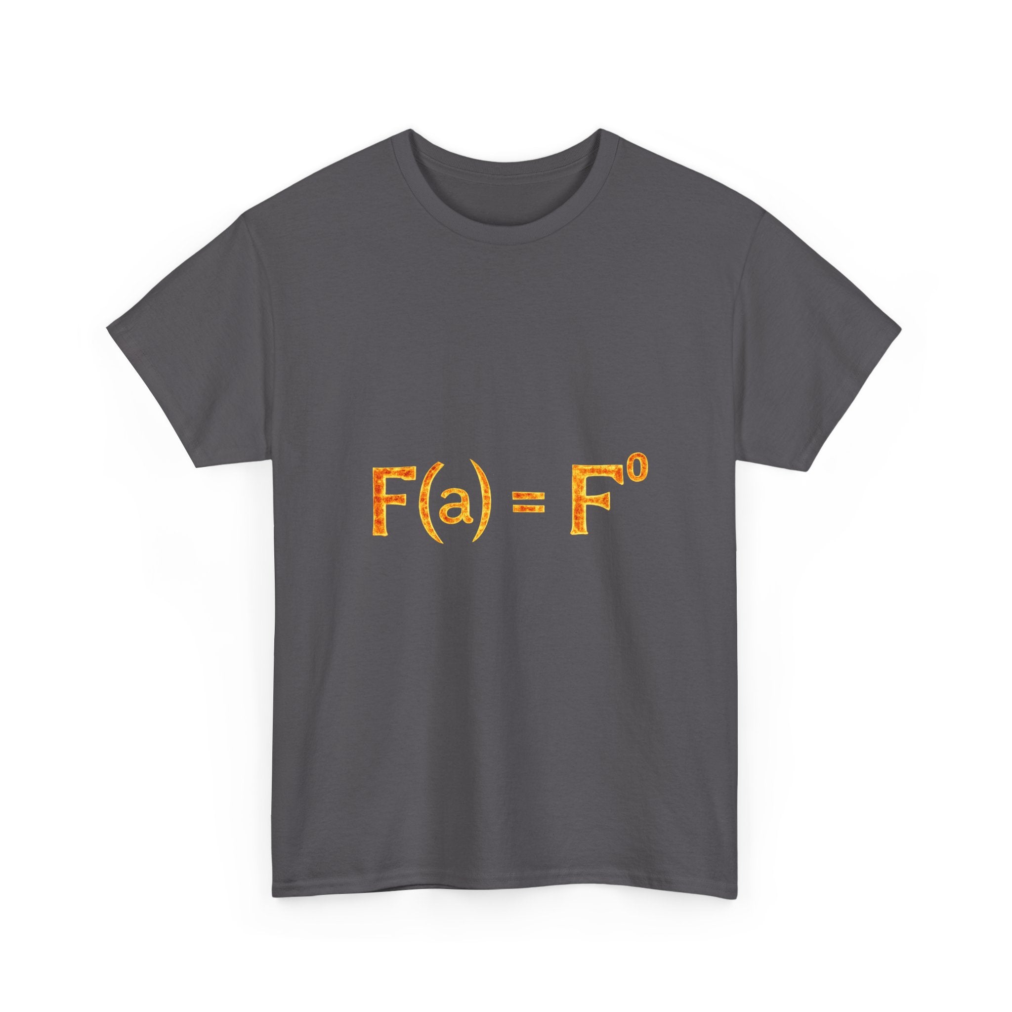 Math Humor T-Shirt — “F(a) = F” Funny Physics/Calculus Tee