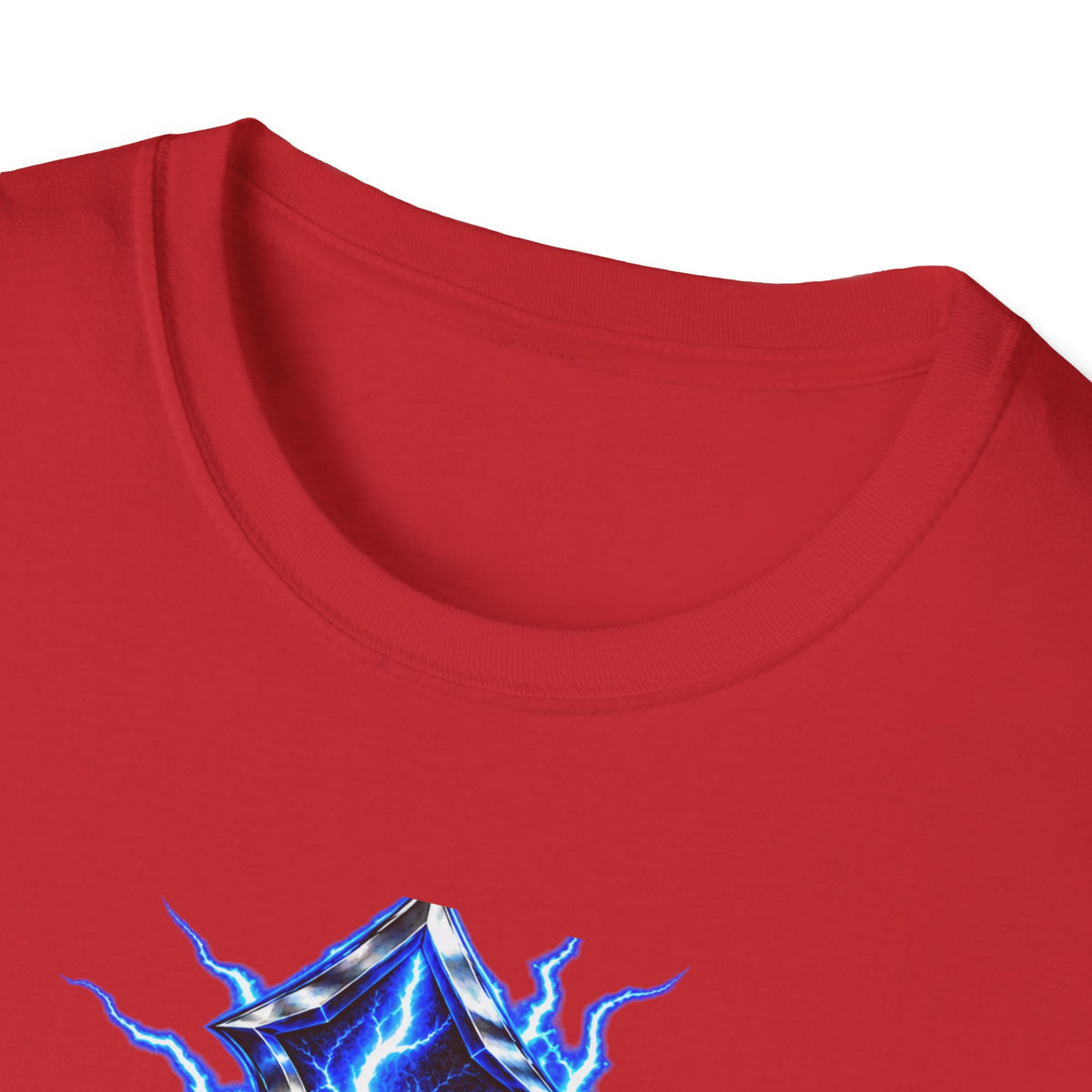 Electric Blue Cross T-Shirt – Lightning Church Graphic Tee