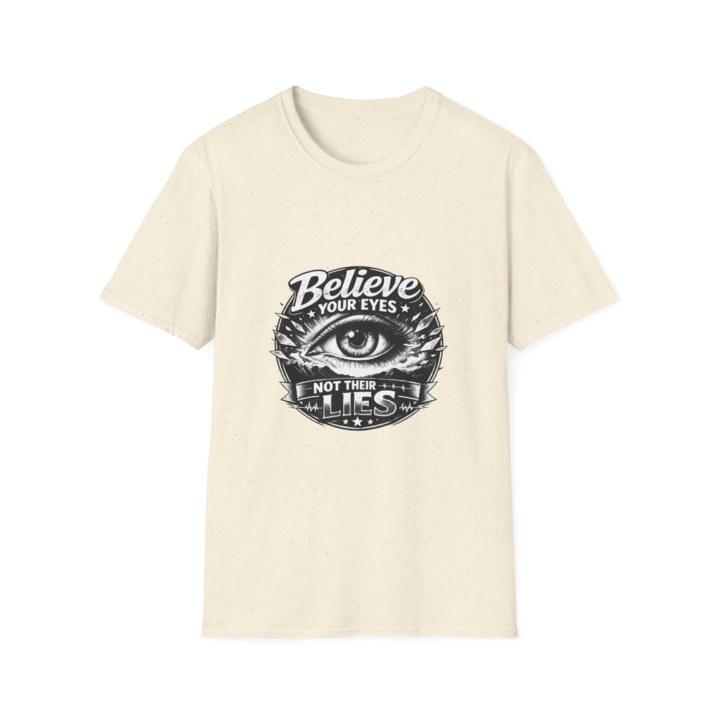Believe Your Eyes T-Shirt — Vintage All-Seeing Eye Graphic Tee