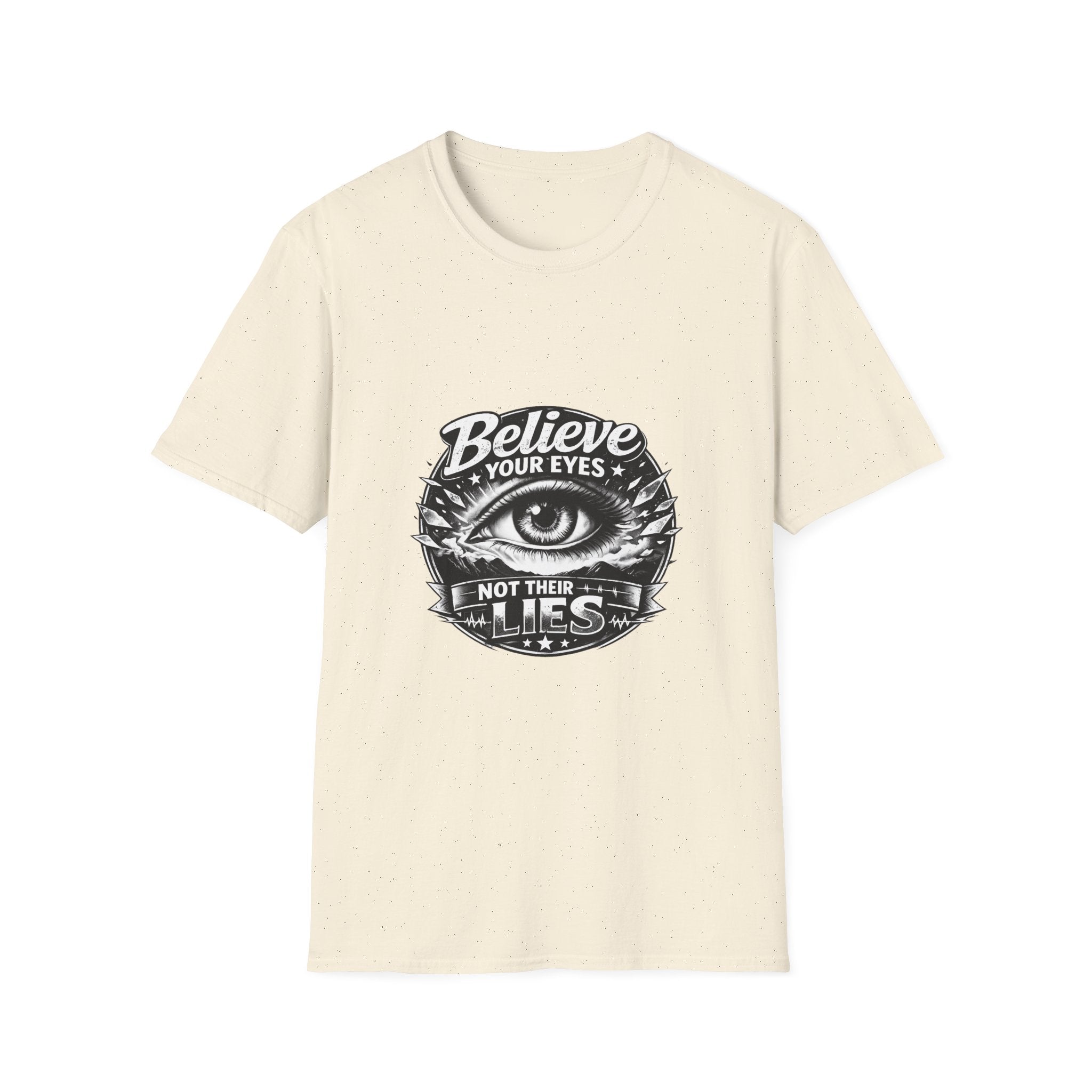 Believe Your Eyes T-Shirt — Vintage All-Seeing Eye Graphic Tee