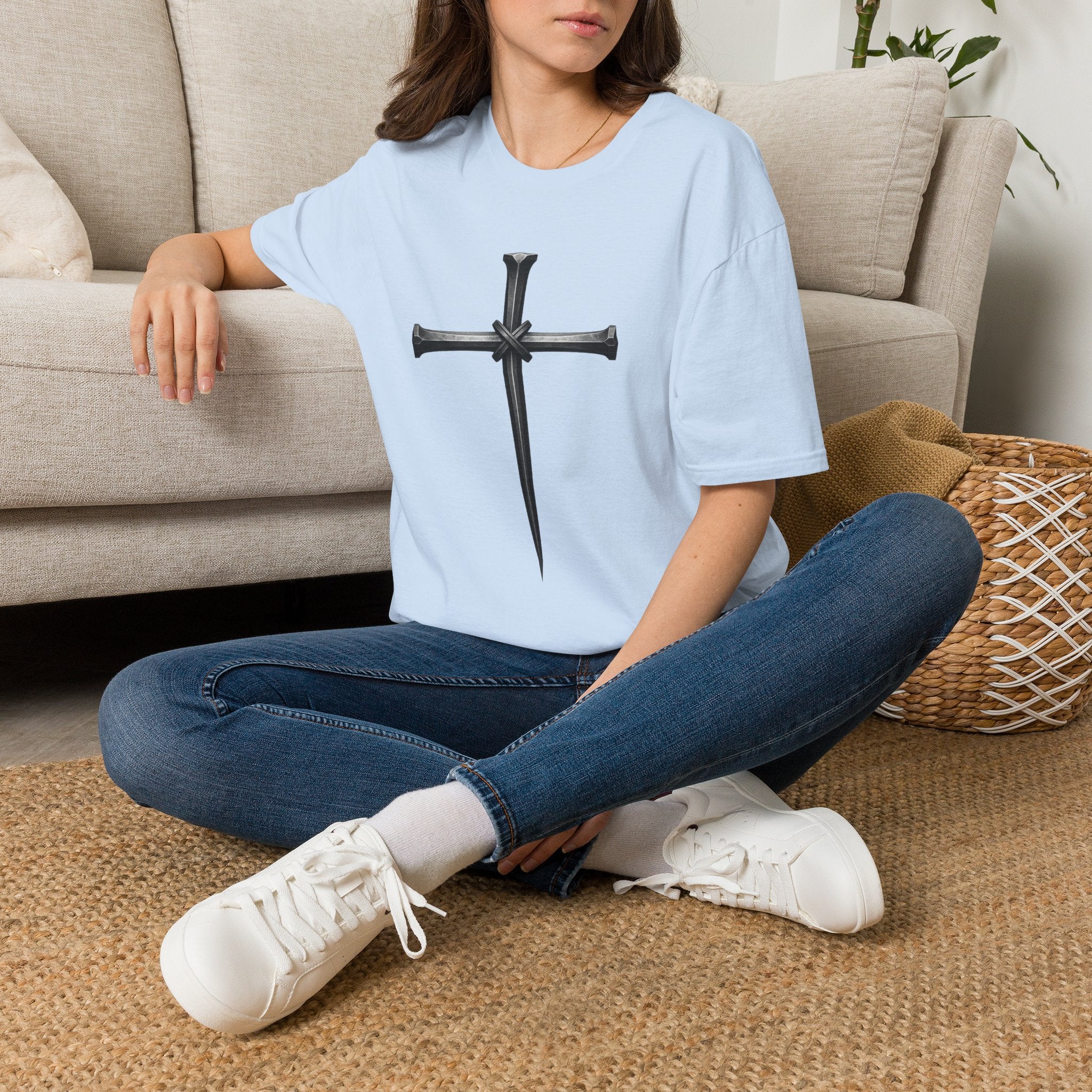 Nail Cross T-Shirt —  Cross Graphic Tee