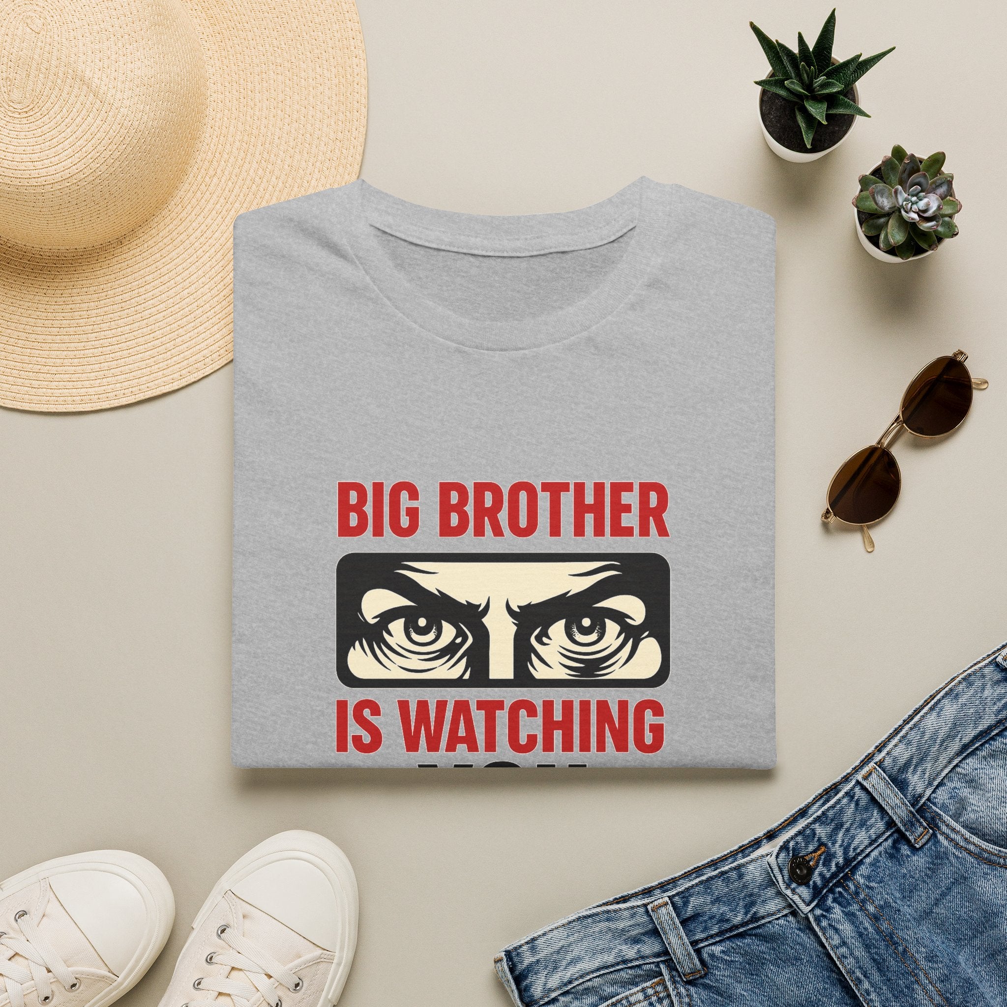 Big Brother Is Watching T-Shirt — Dystopian Surveillance Graphic Tee