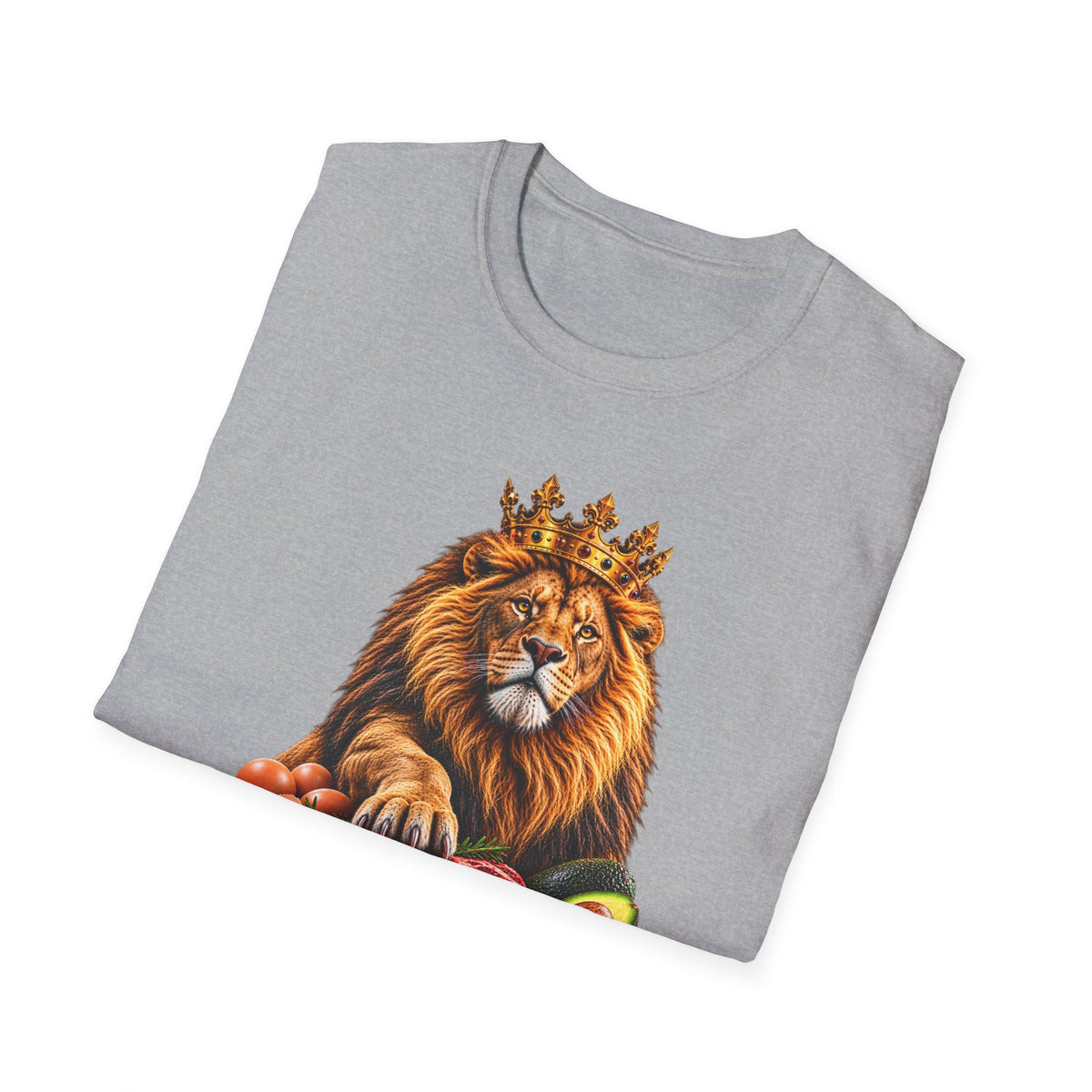 Carnivore/Keto Life T-Shirt — Lion King Meat & Avocado Graphic Tee