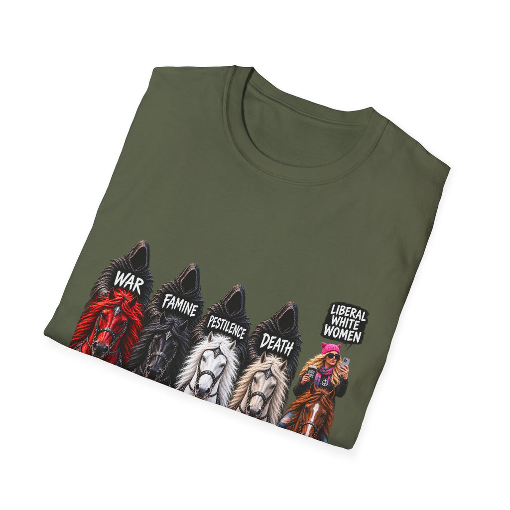 T-Shirt — Four Horsemen Graphic Tee (War, Famine, Pestilence, Death)