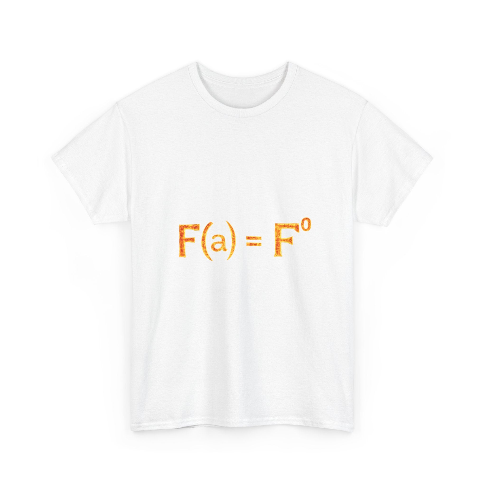 Math Humor T-Shirt — “F(a) = F” Funny Physics/Calculus Tee
