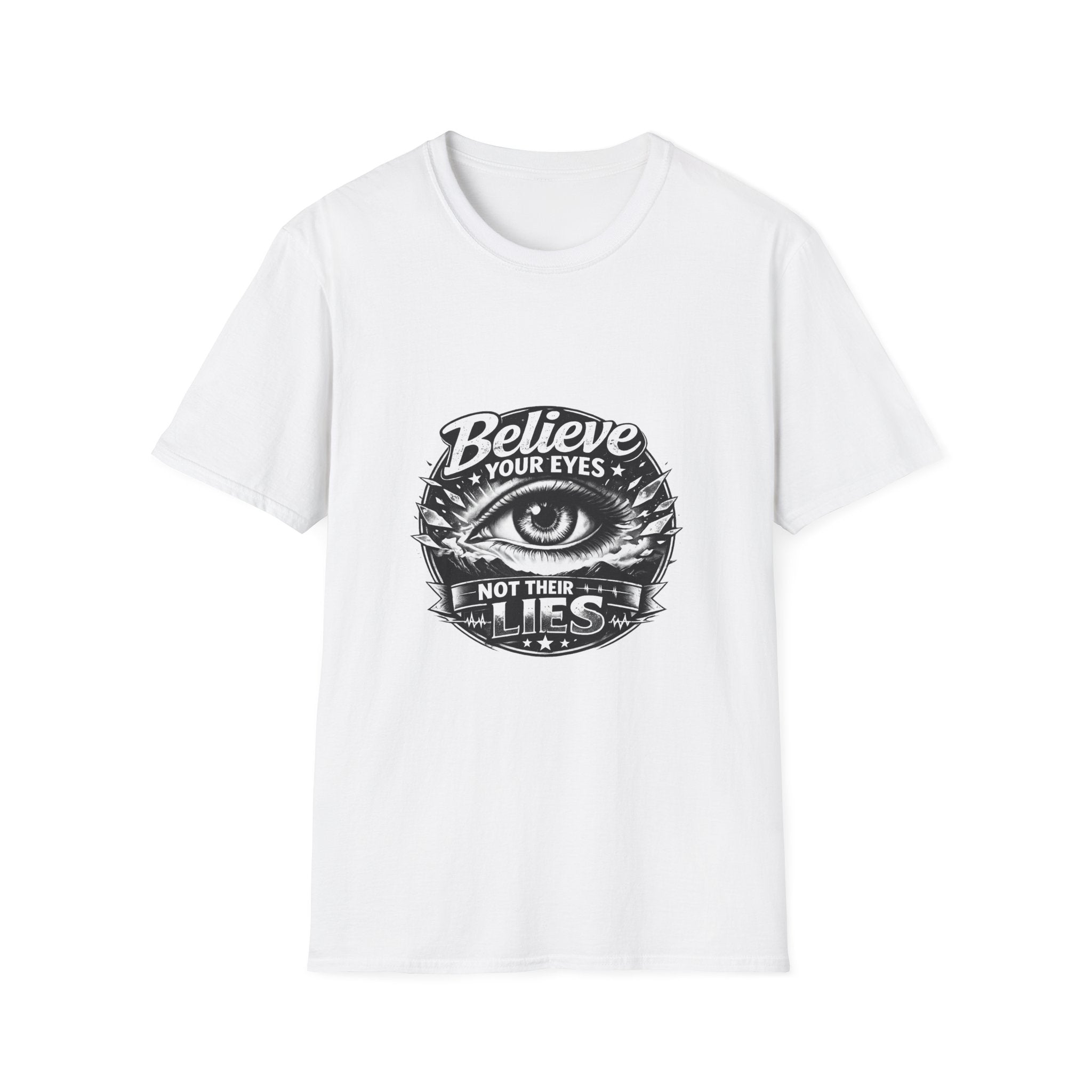 Believe Your Eyes T-Shirt — Vintage All-Seeing Eye Graphic Tee