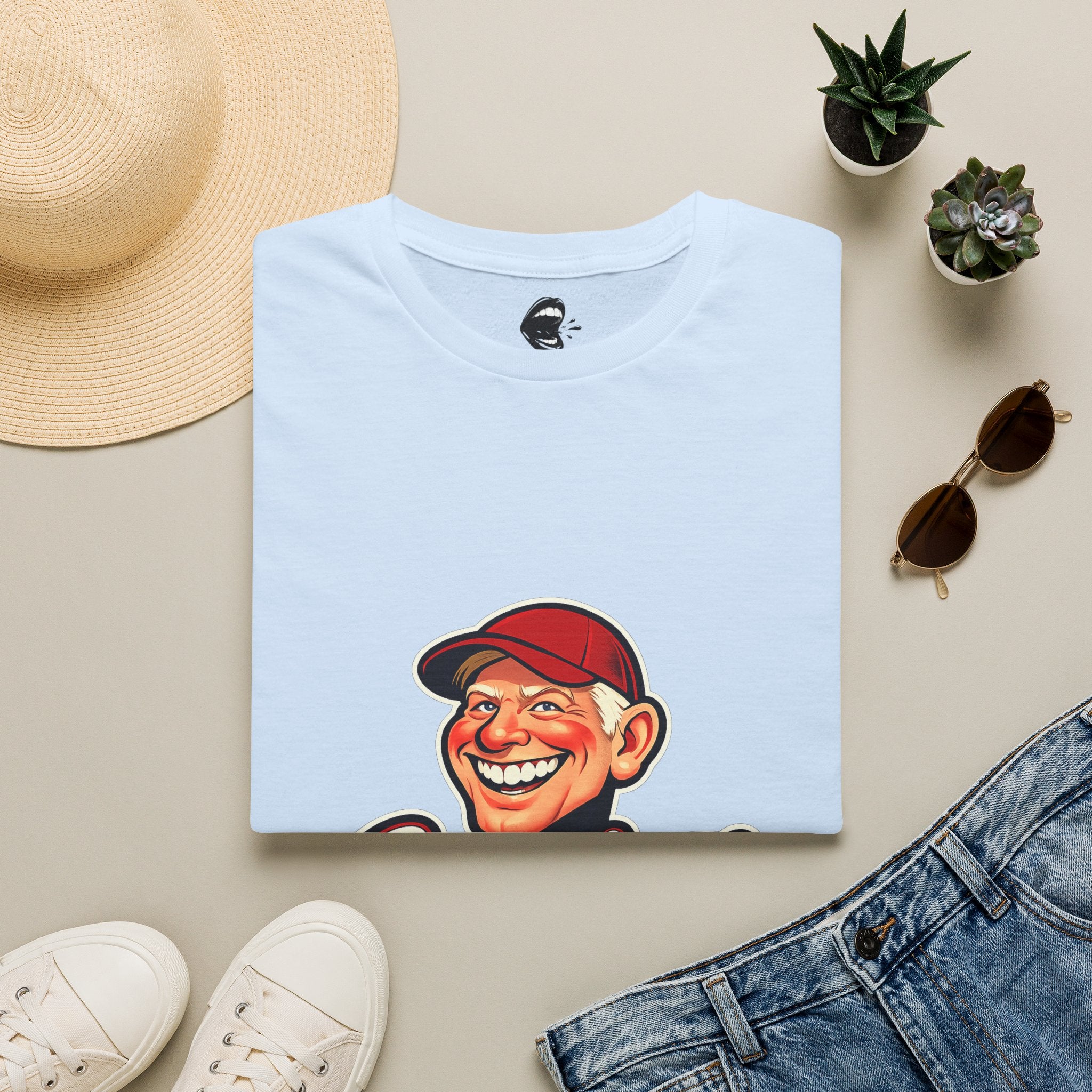 Caucasians Retro Mascot T-Shirt