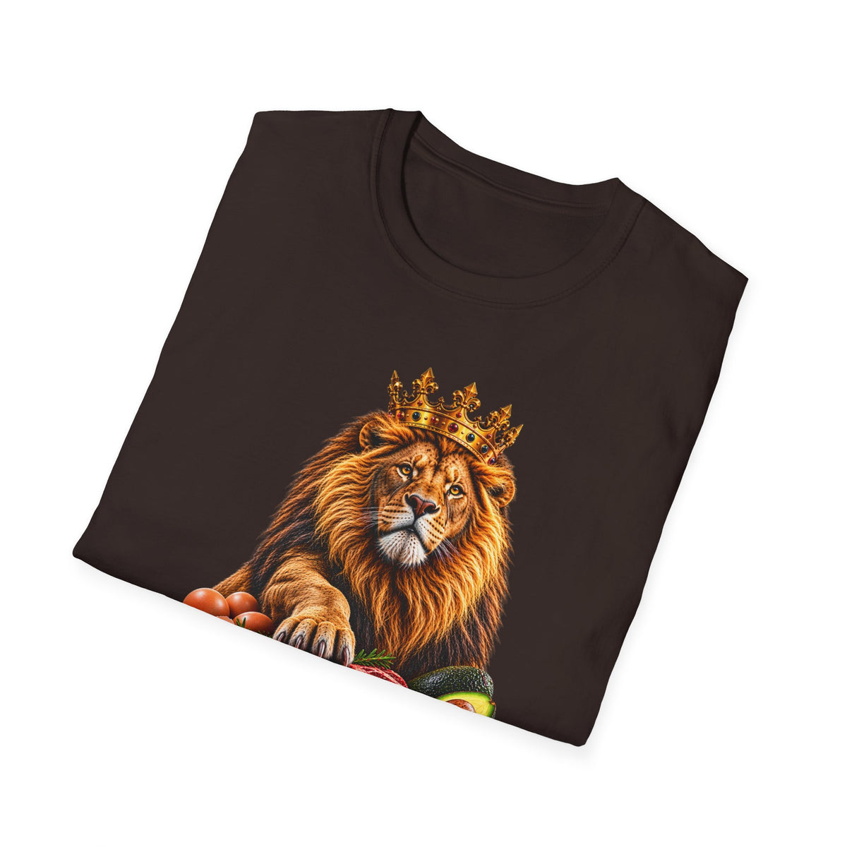 Carnivore/Keto Life T-Shirt — Lion King Meat & Avocado Graphic Tee