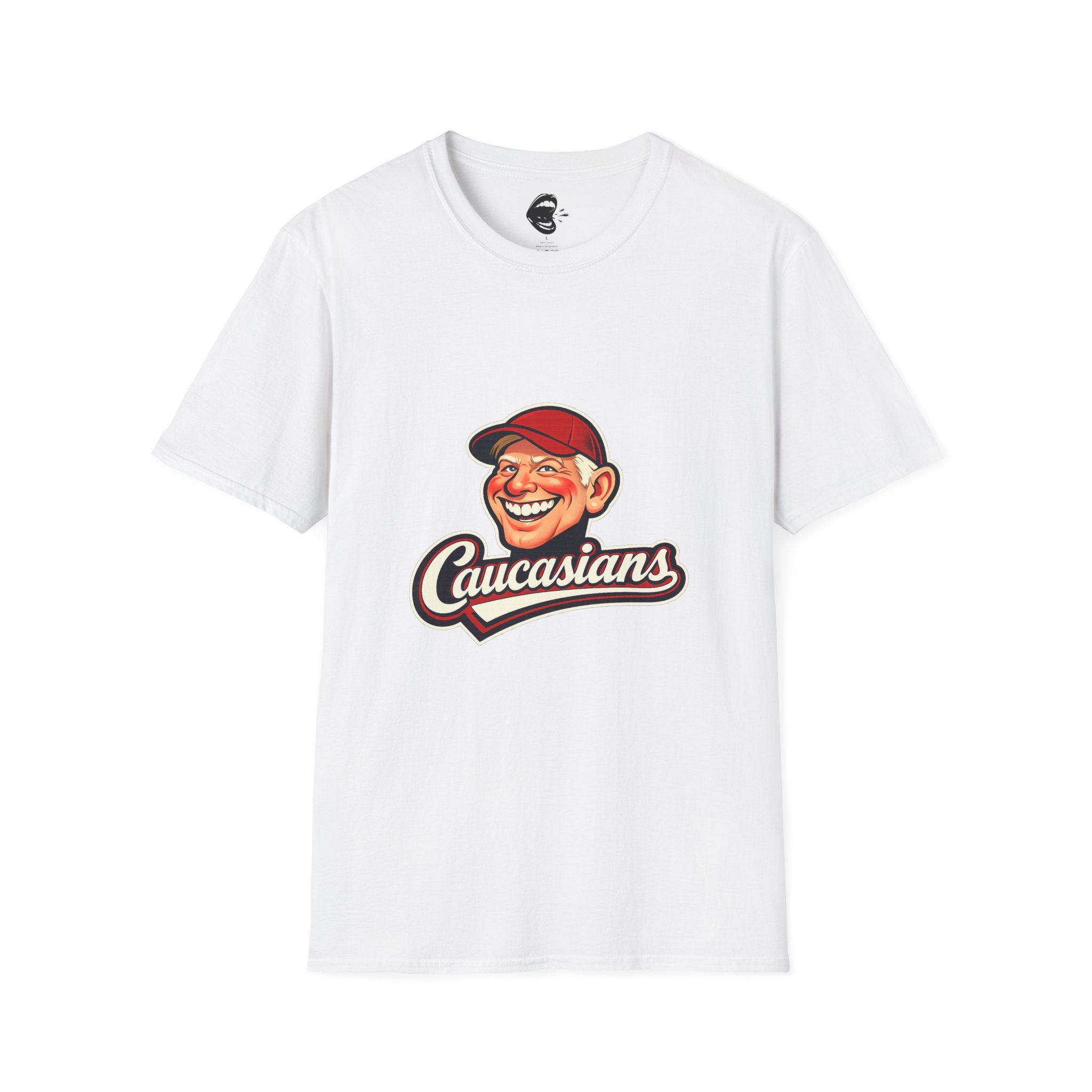 Caucasians Retro Mascot T-Shirt