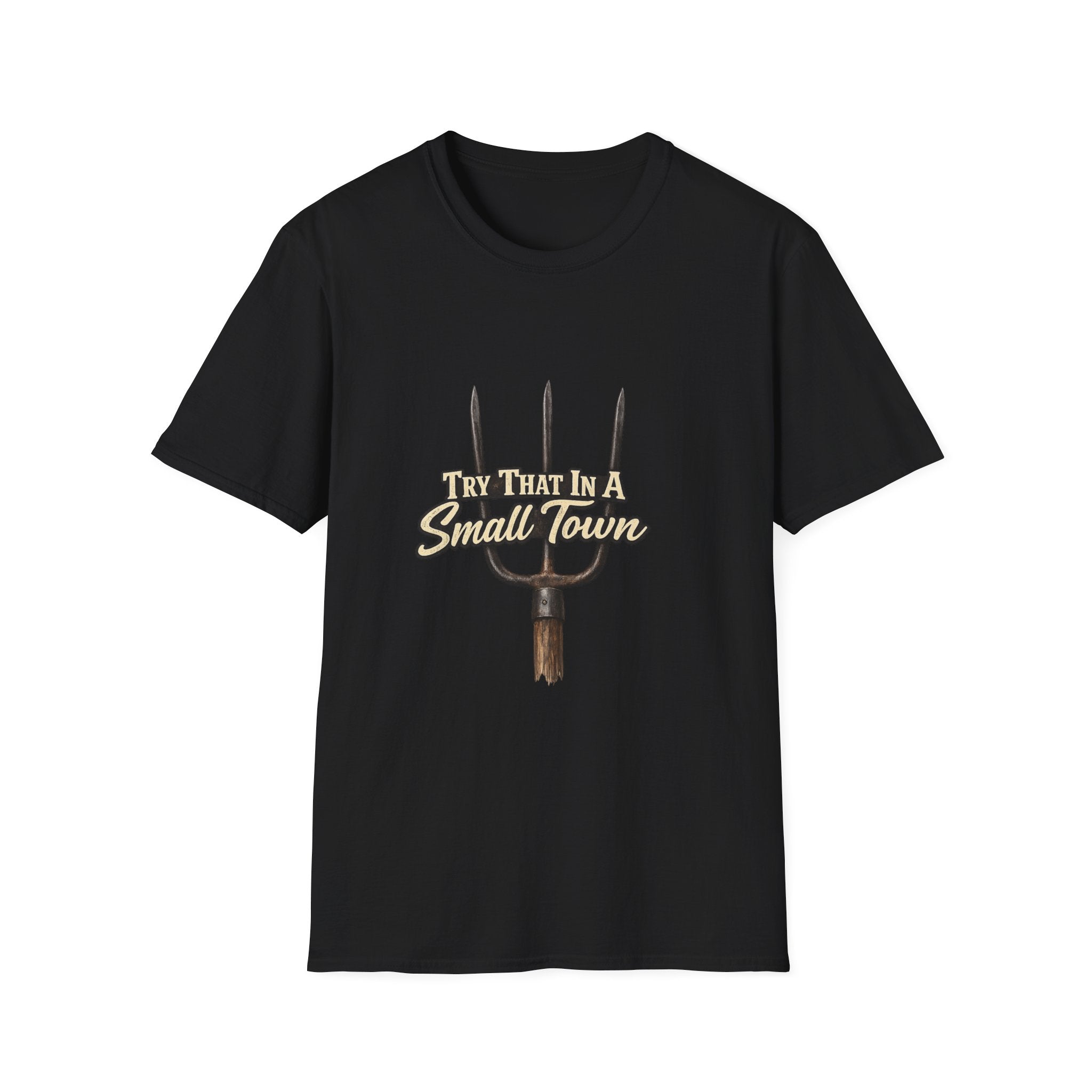 T‑Shirt — "Try That in a Small Town" Pitchfork Graphic Tee