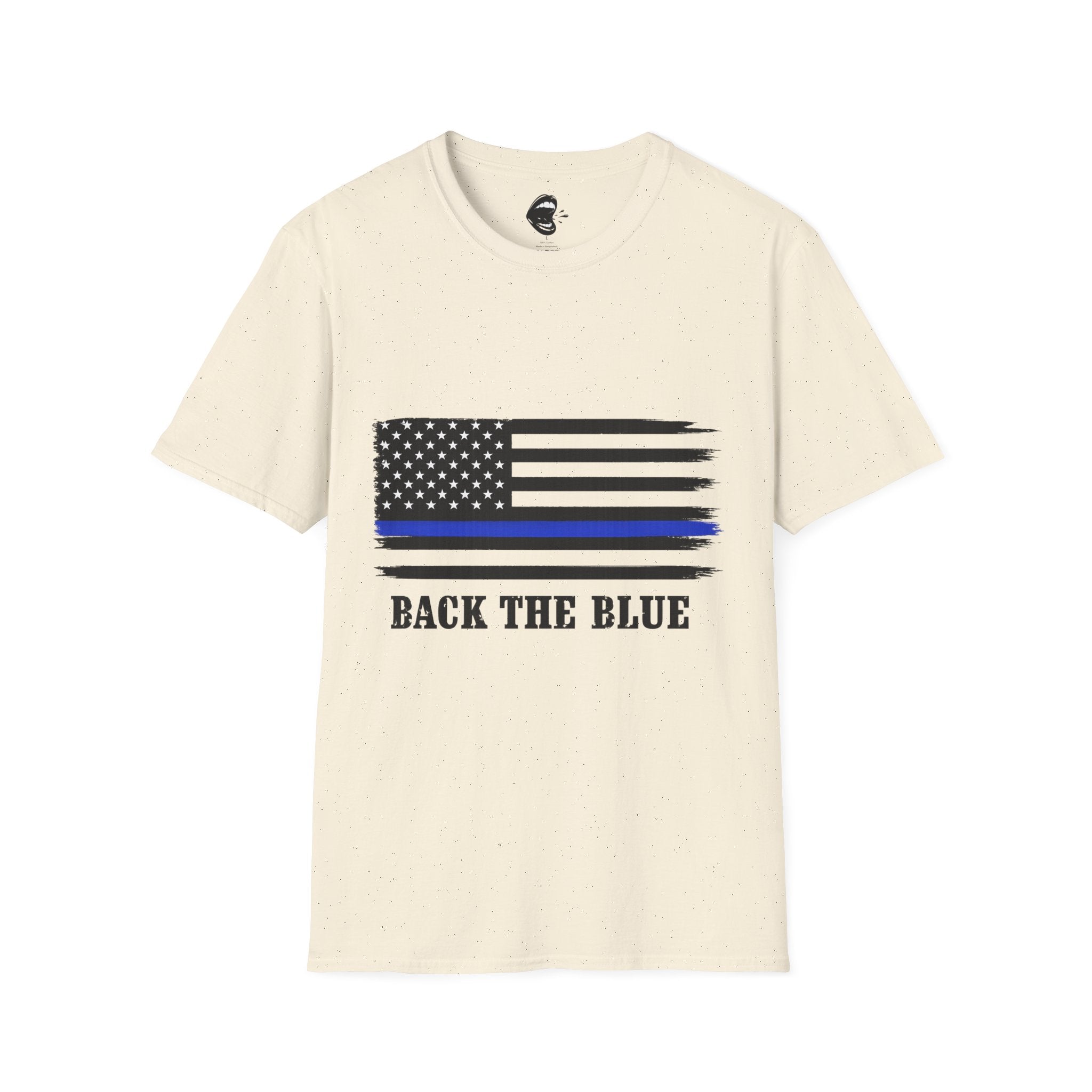 T-Shirt — Thin Blue Line American Flag "Back The Blue" Patrol Tee