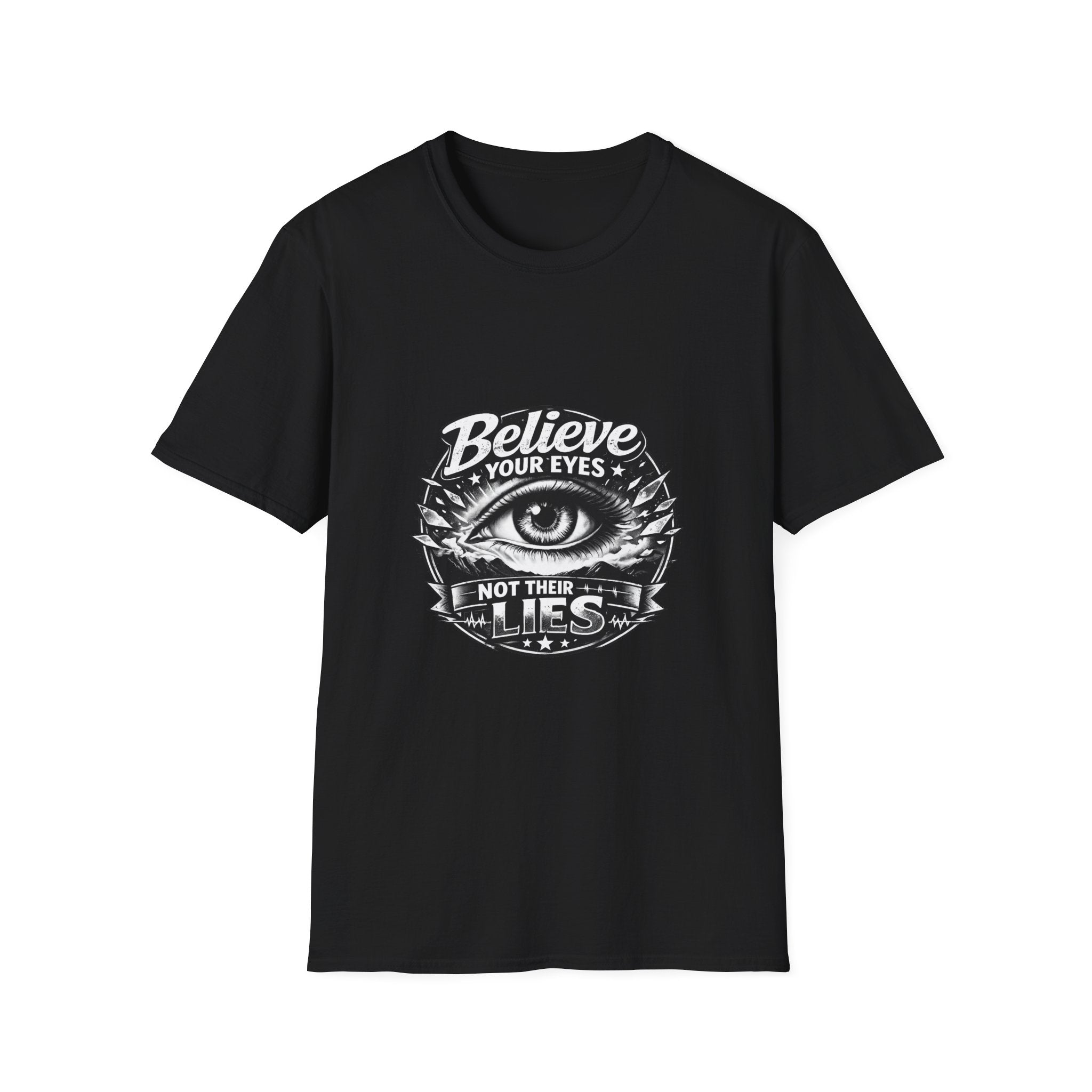 Believe Your Eyes T-Shirt — Vintage All-Seeing Eye Graphic Tee