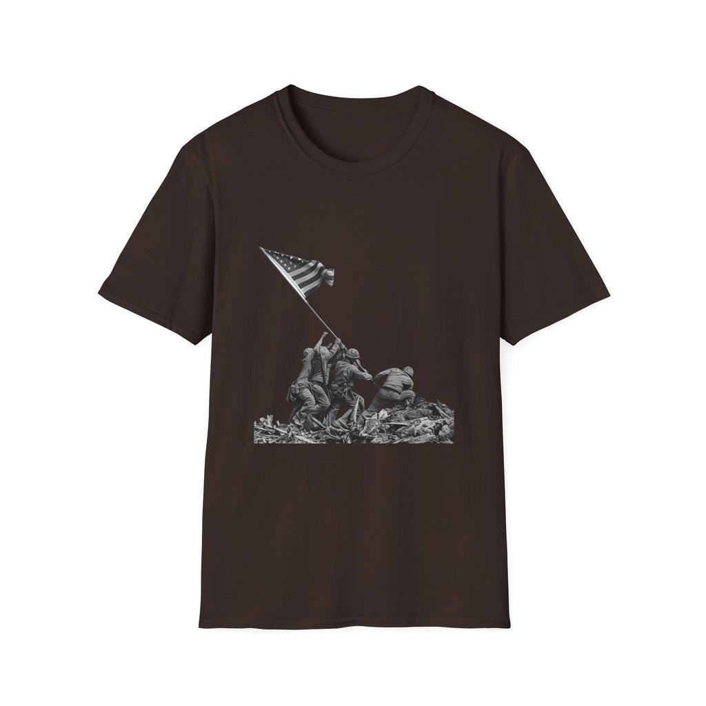 Iwo Jima Flag Raising T-Shirt — WWII Memorial Tribute Tee