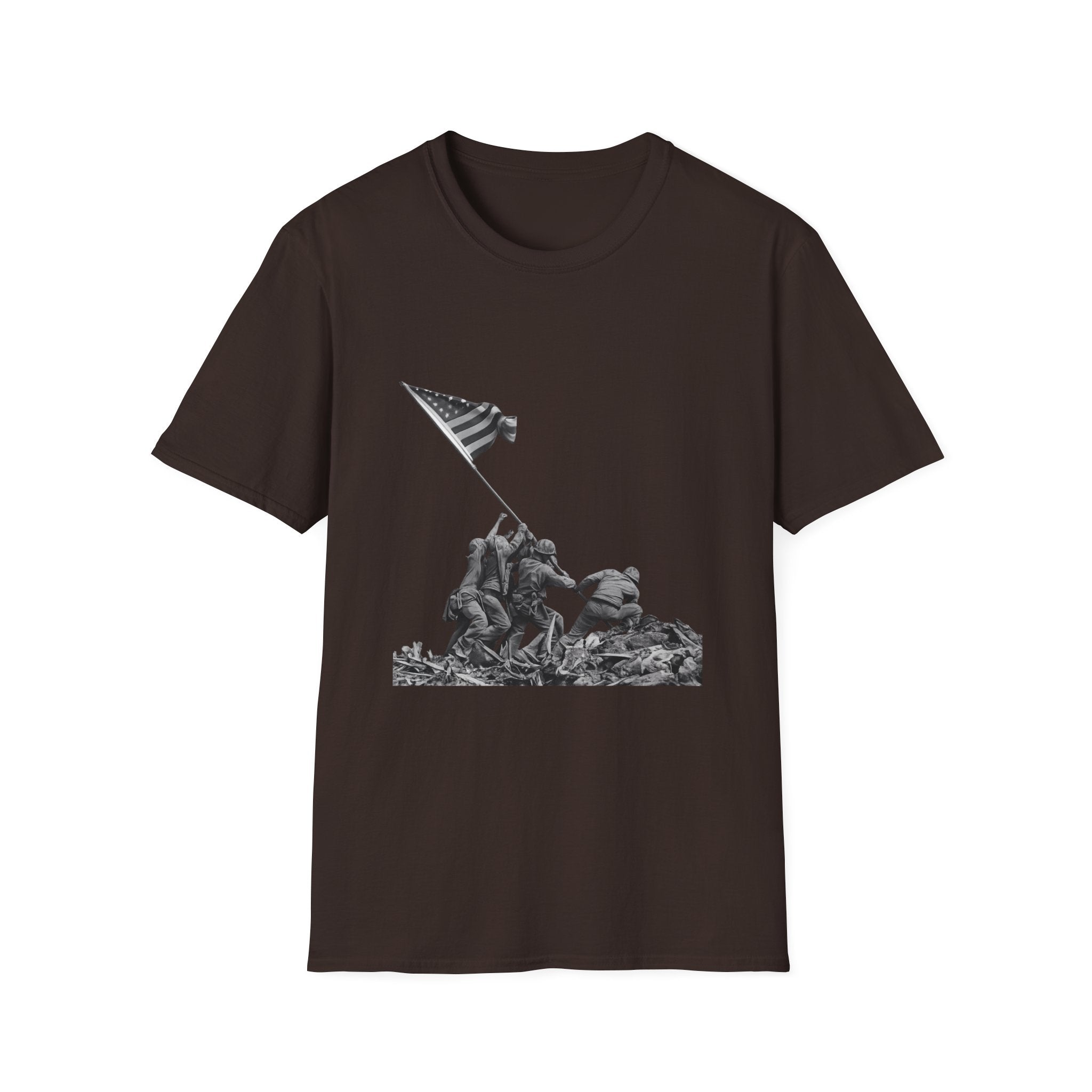 Iwo Jima Flag Raising T-Shirt — WWII Memorial Tribute Tee