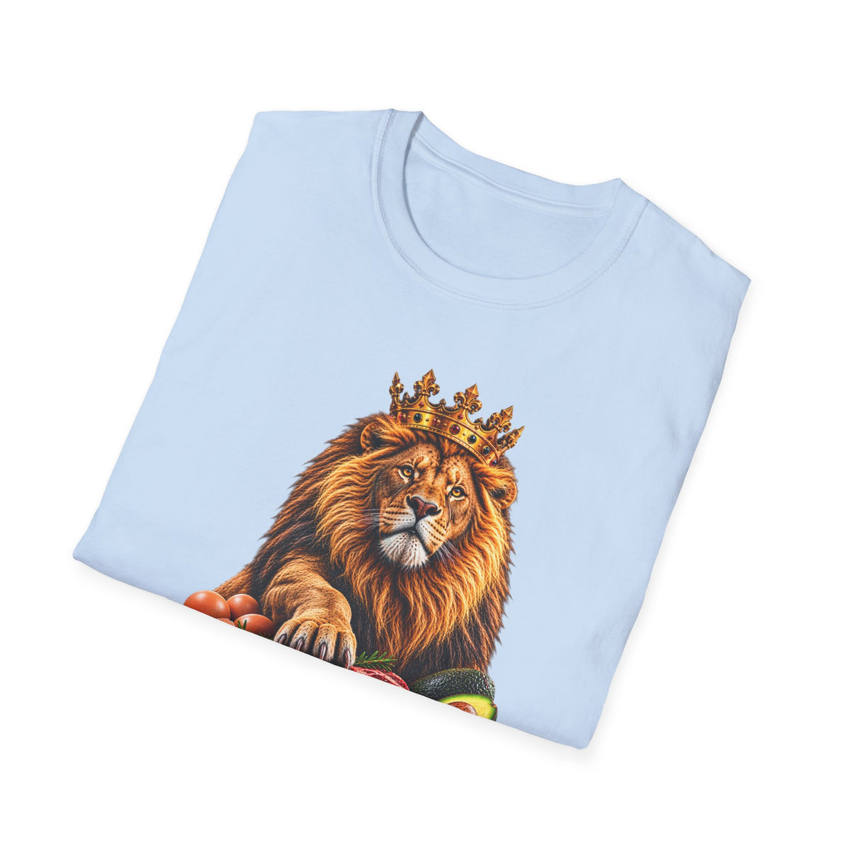 Carnivore/Keto Life T-Shirt — Lion King Meat & Avocado Graphic Tee