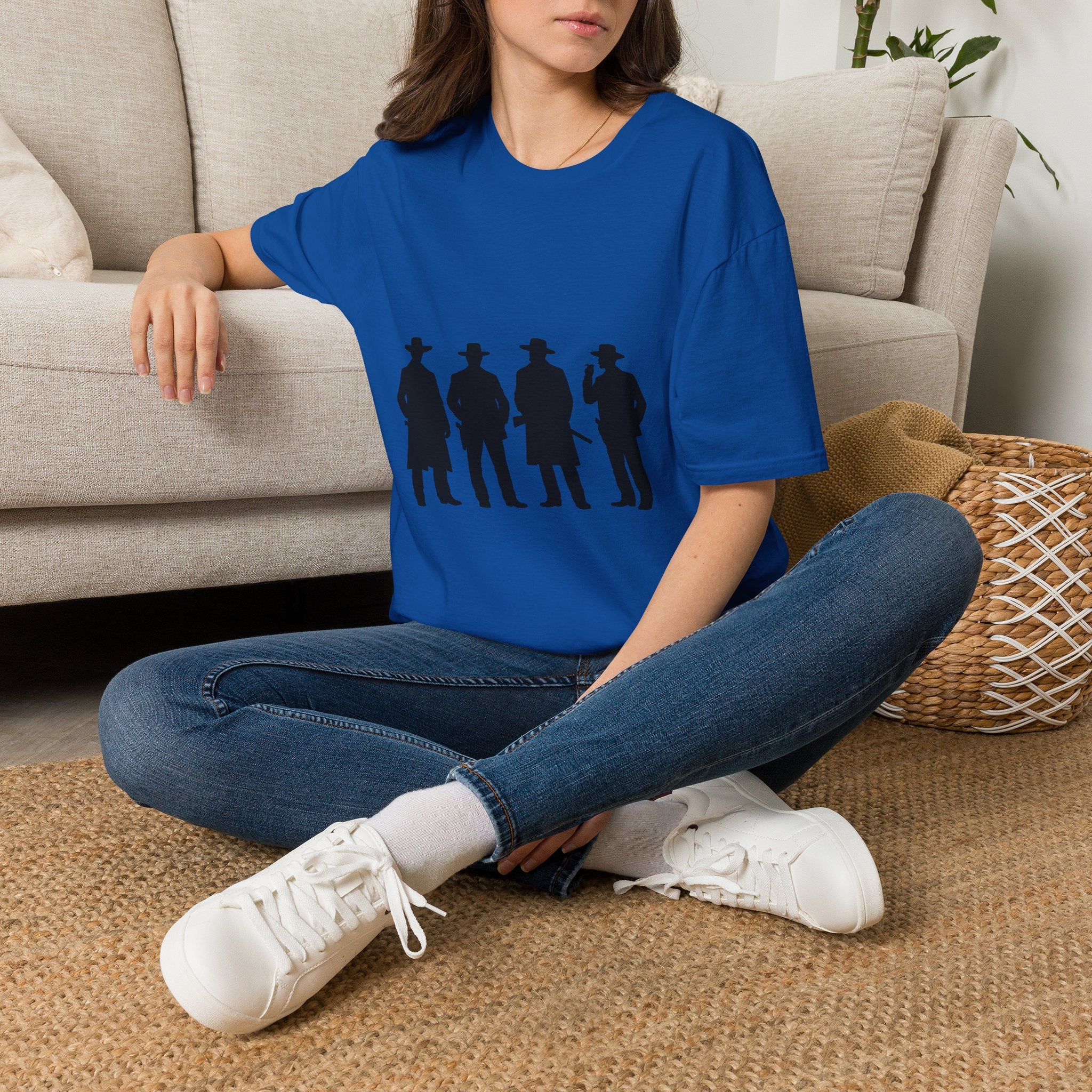 Cowboy Silhouette T-Shirt — Western Outlaw Graphic Tee