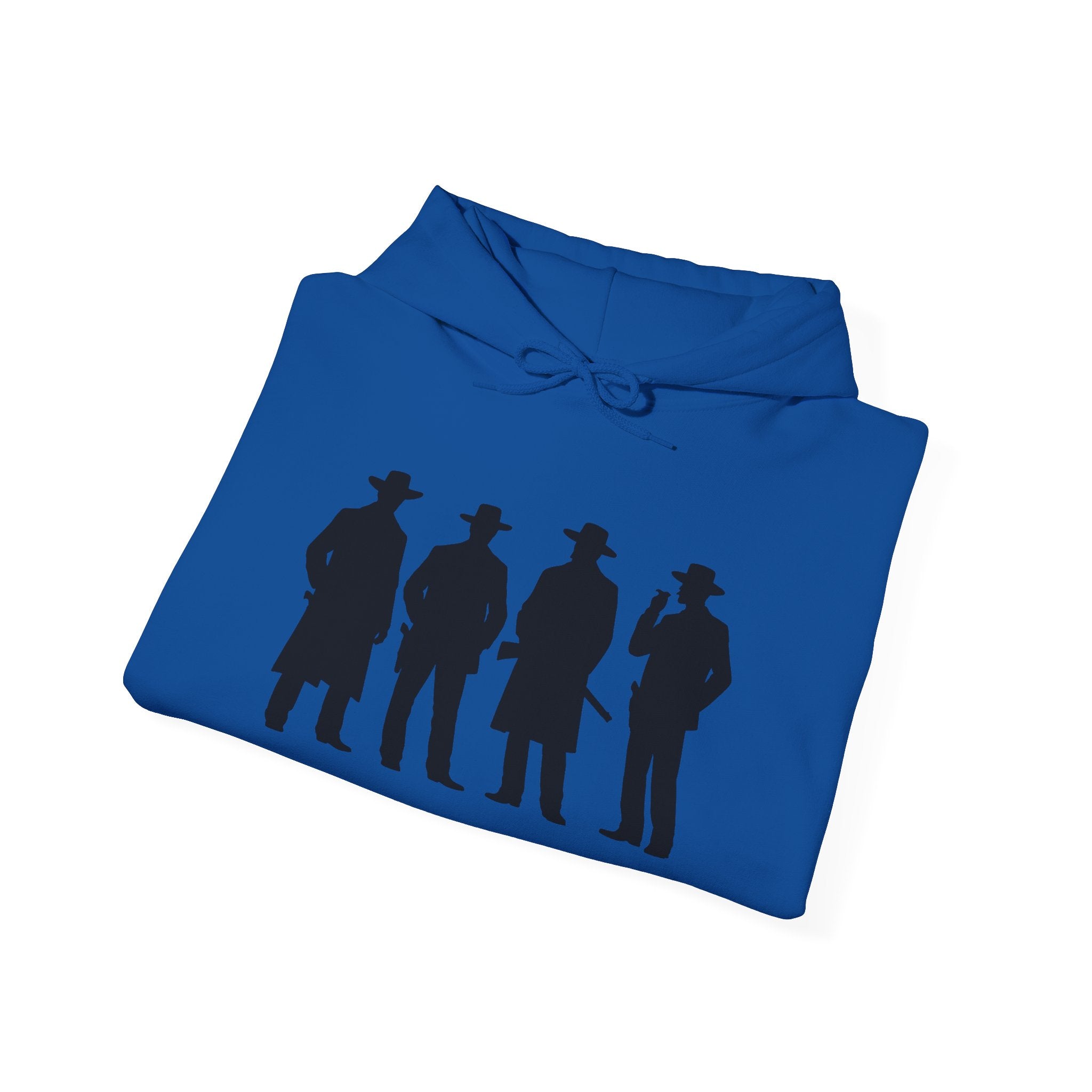 Western Outlaw Hoodie — "Say When" Vintage Gunslinger Pullover