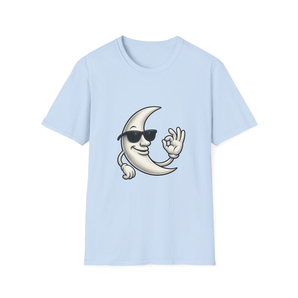Cool Moon Graphic T-Shirt — Sunglasses Moon