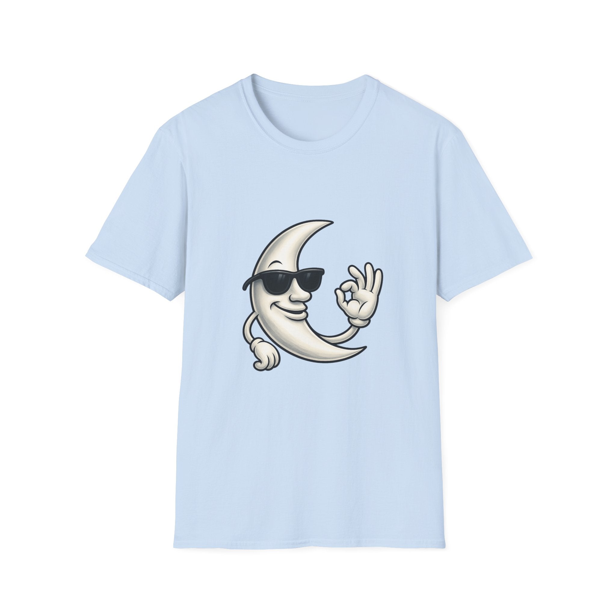 Cool Moon Graphic T-Shirt — Sunglasses Moon