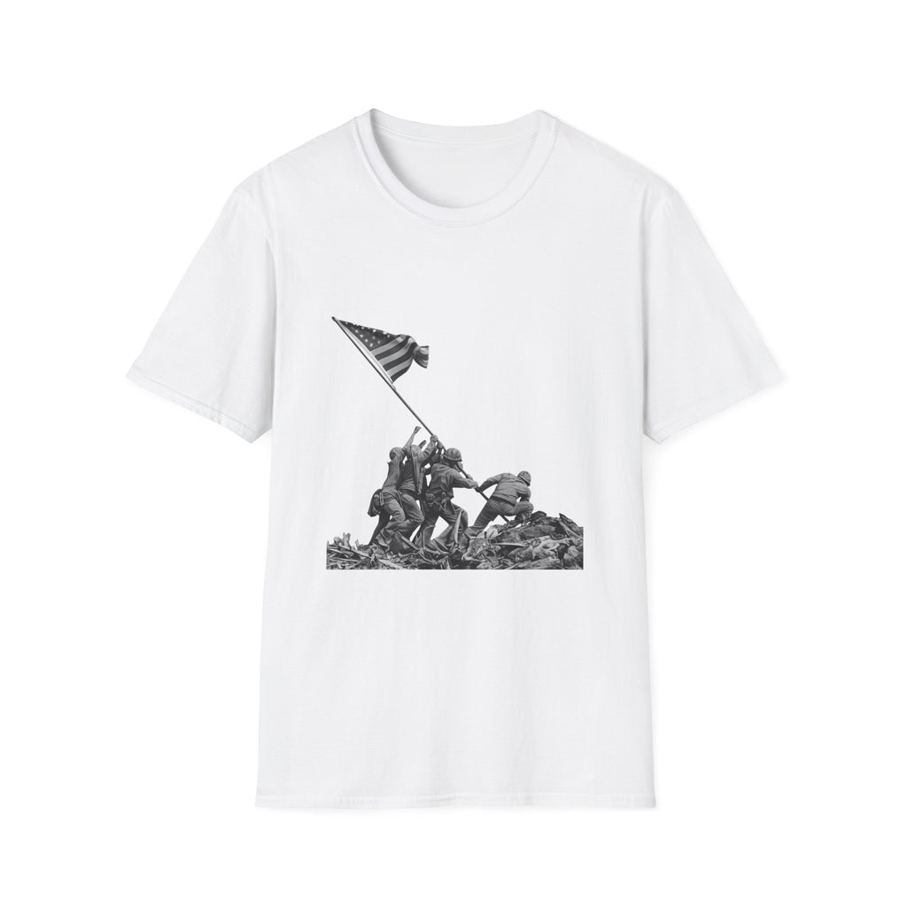 Iwo Jima Flag Raising T-Shirt — WWII Memorial Tribute Tee