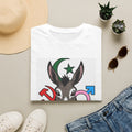 Political Donkey Graphic T-Shirt — Progressive Symbols Cartoon Tee