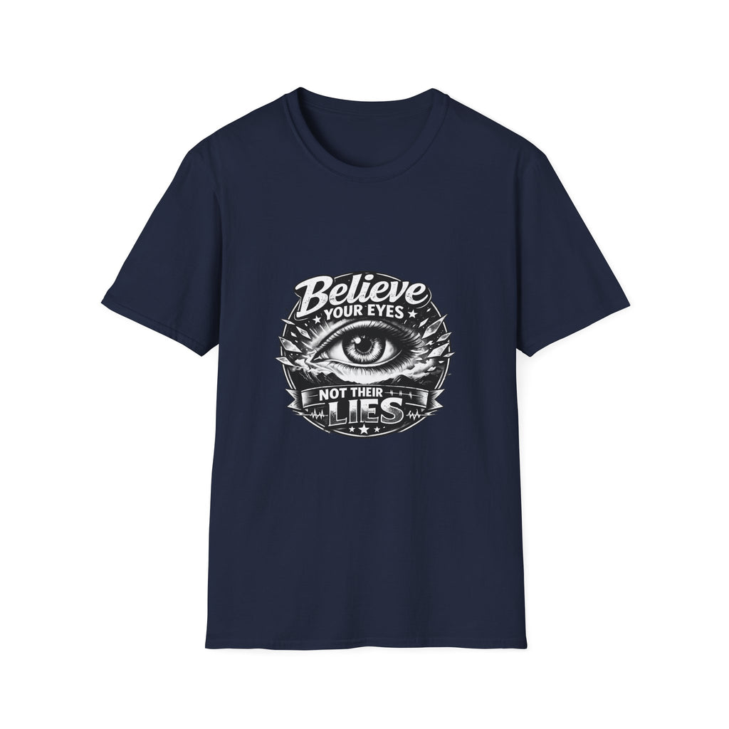 Believe Your Eyes T-Shirt — Vintage All-Seeing Eye Graphic Tee