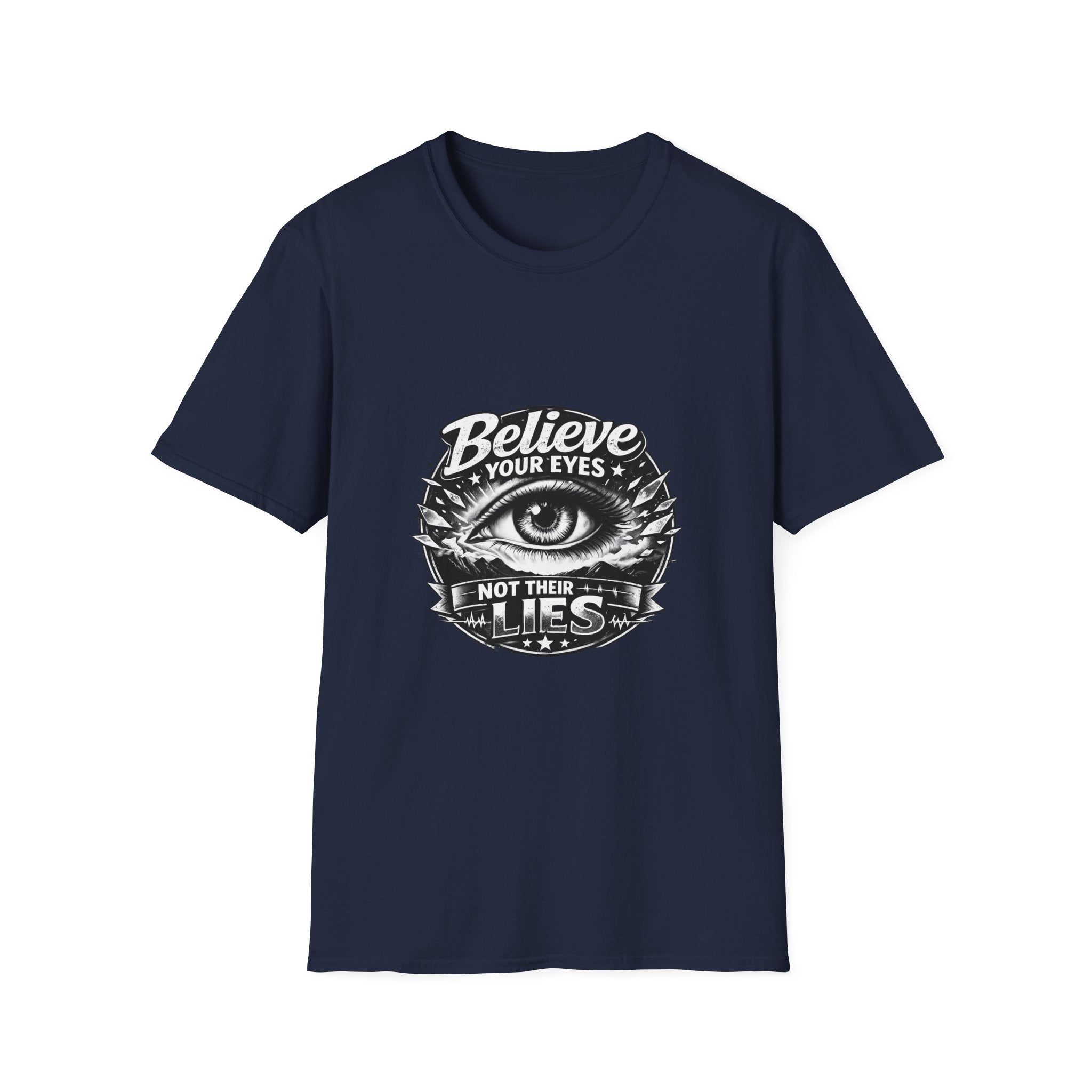 Believe Your Eyes T-Shirt — Vintage All-Seeing Eye Graphic Tee