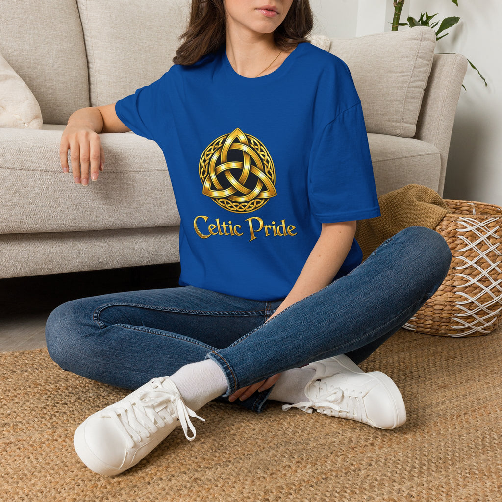 Celtic Pride Gold Trinity Knot T-Shirt