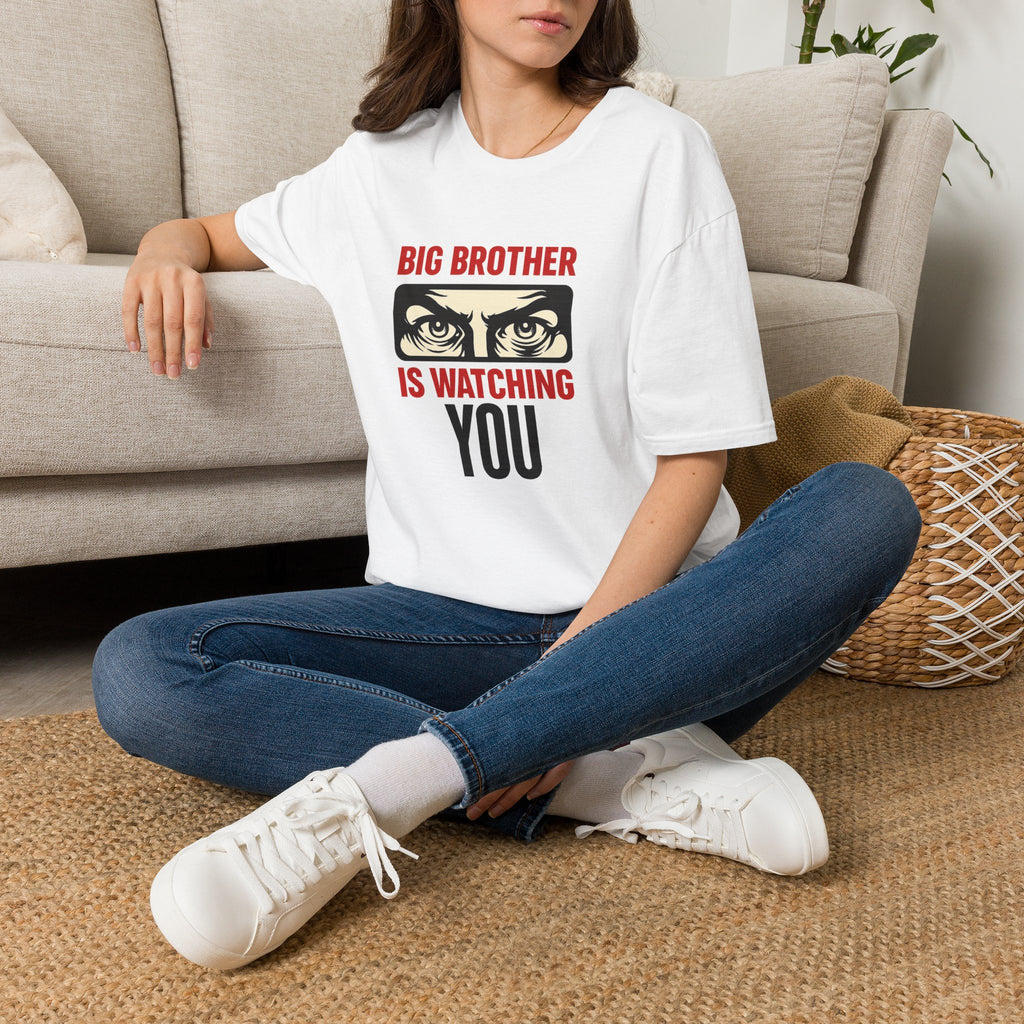 Big Brother Is Watching T-Shirt — Dystopian Surveillance Graphic Tee
