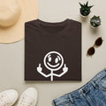 Zero White Guilt T-Shirt — Smiley Stick Figure Flipping Off Graphic Tee