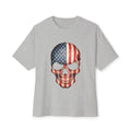American Flag Skull Tee — Patriotic Graphic T-Shirt