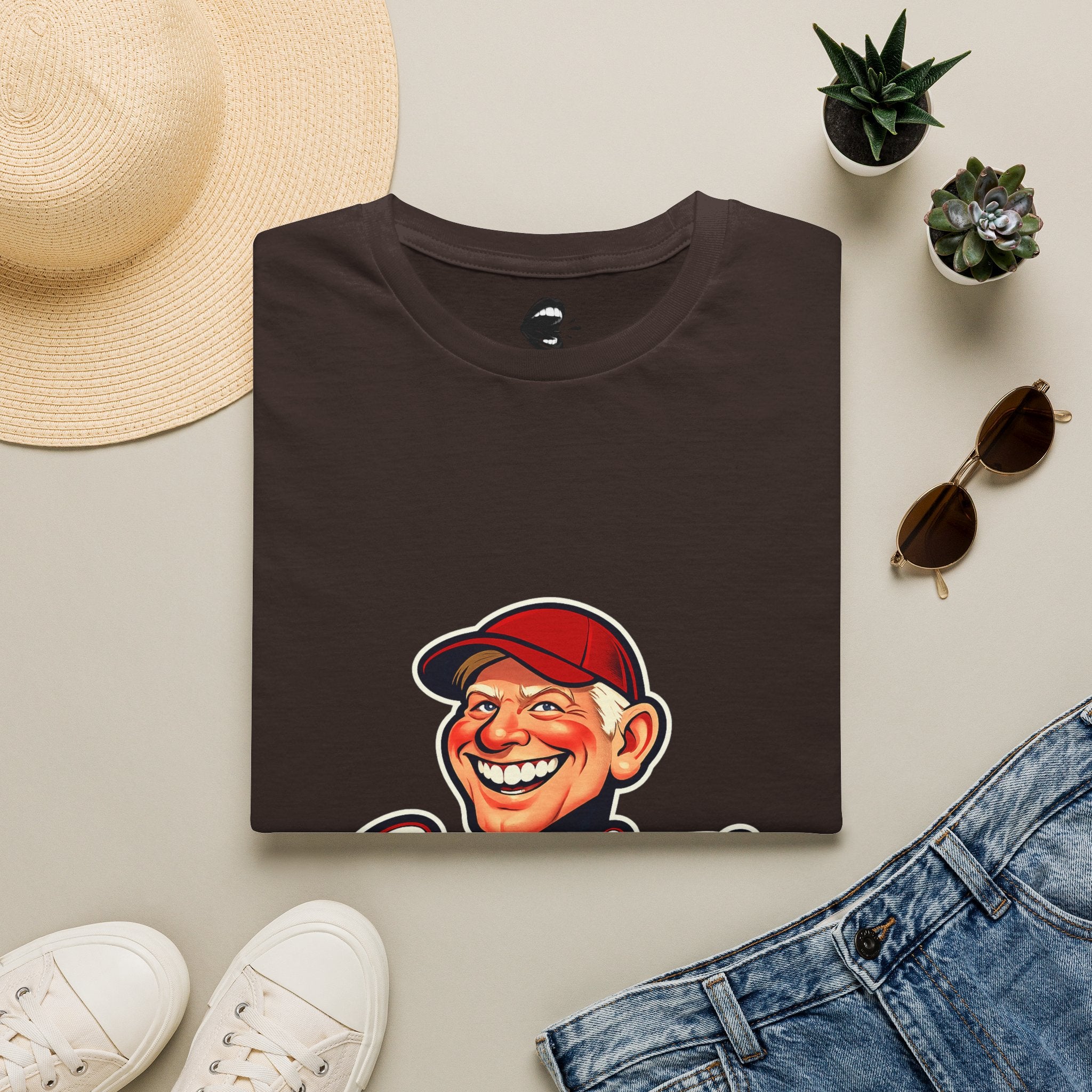 Caucasians Retro Mascot T-Shirt