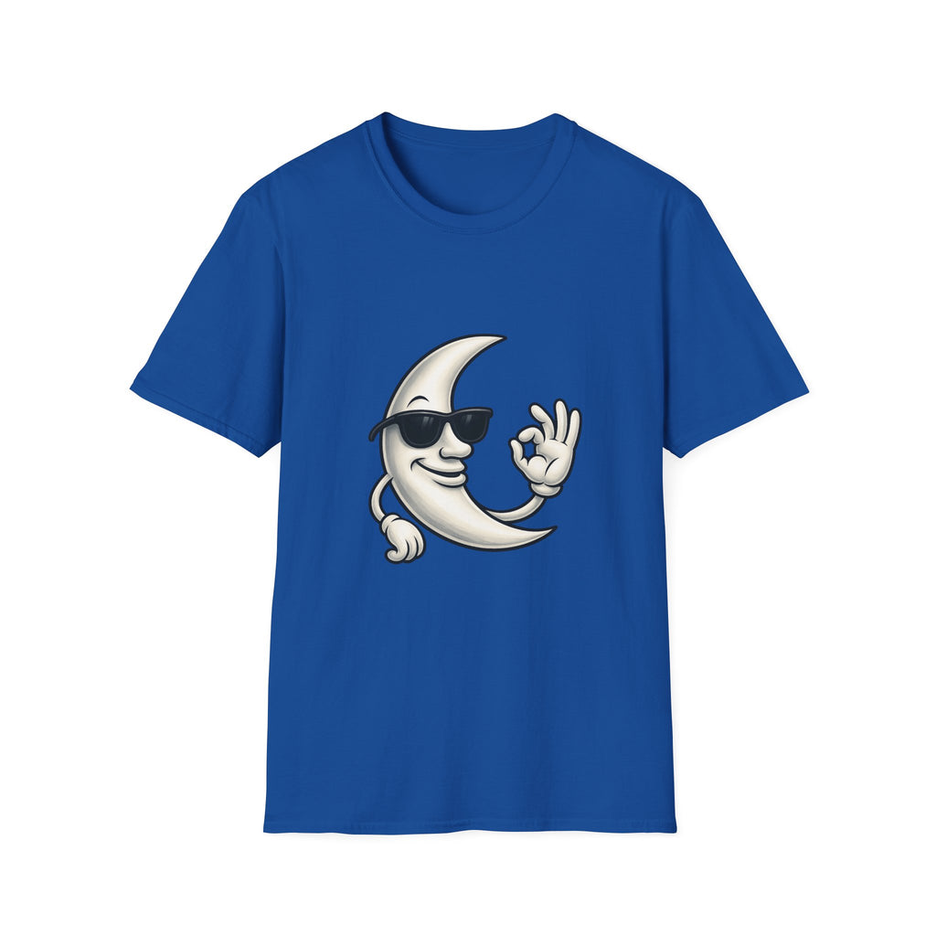 Cool Moon Graphic T-Shirt — Sunglasses Moon
