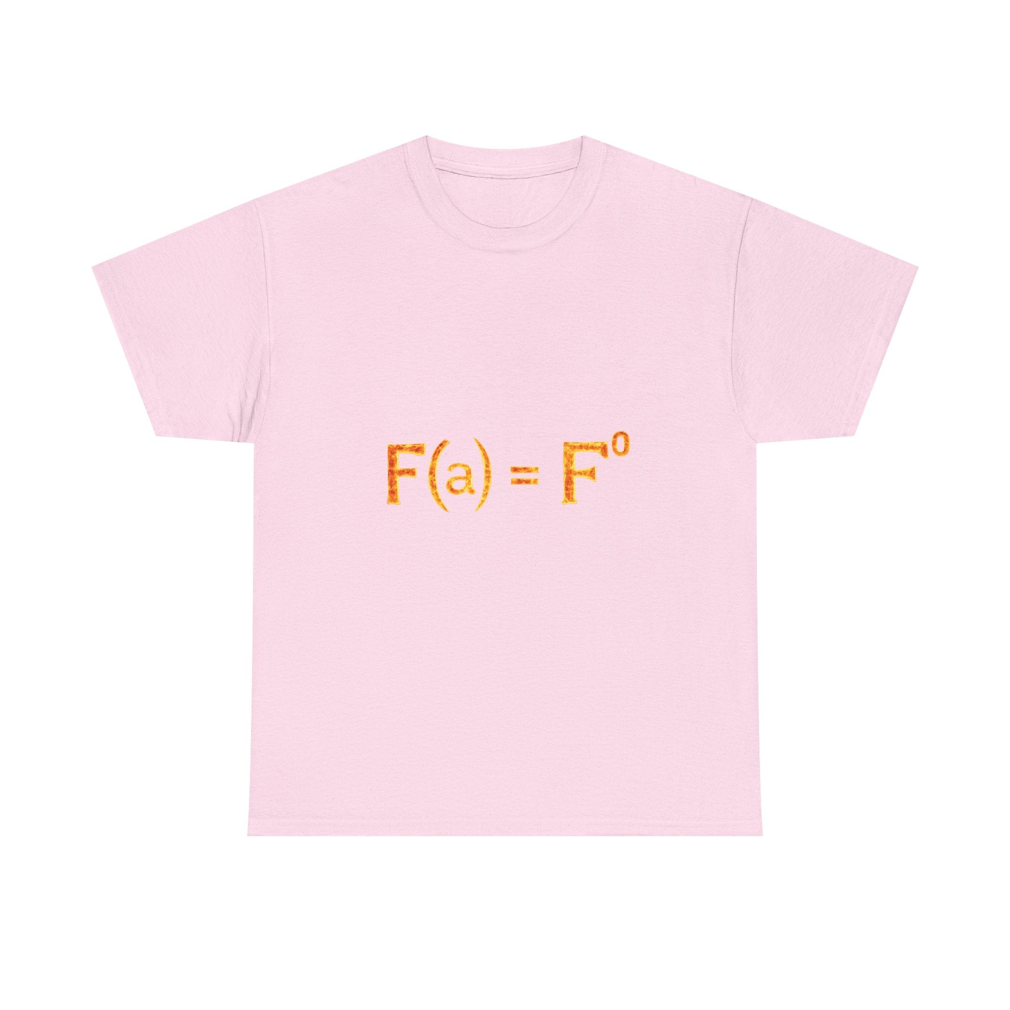 Math Humor T-Shirt — “F(a) = F” Funny Physics/Calculus Tee