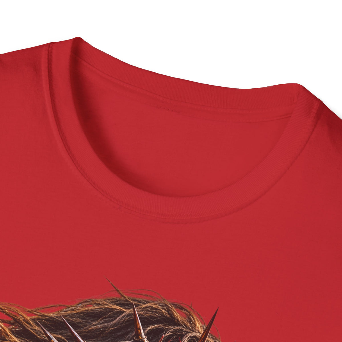 Jesus Portrait T-Shirt — Crown of Thorns Inspirational Christian Tee