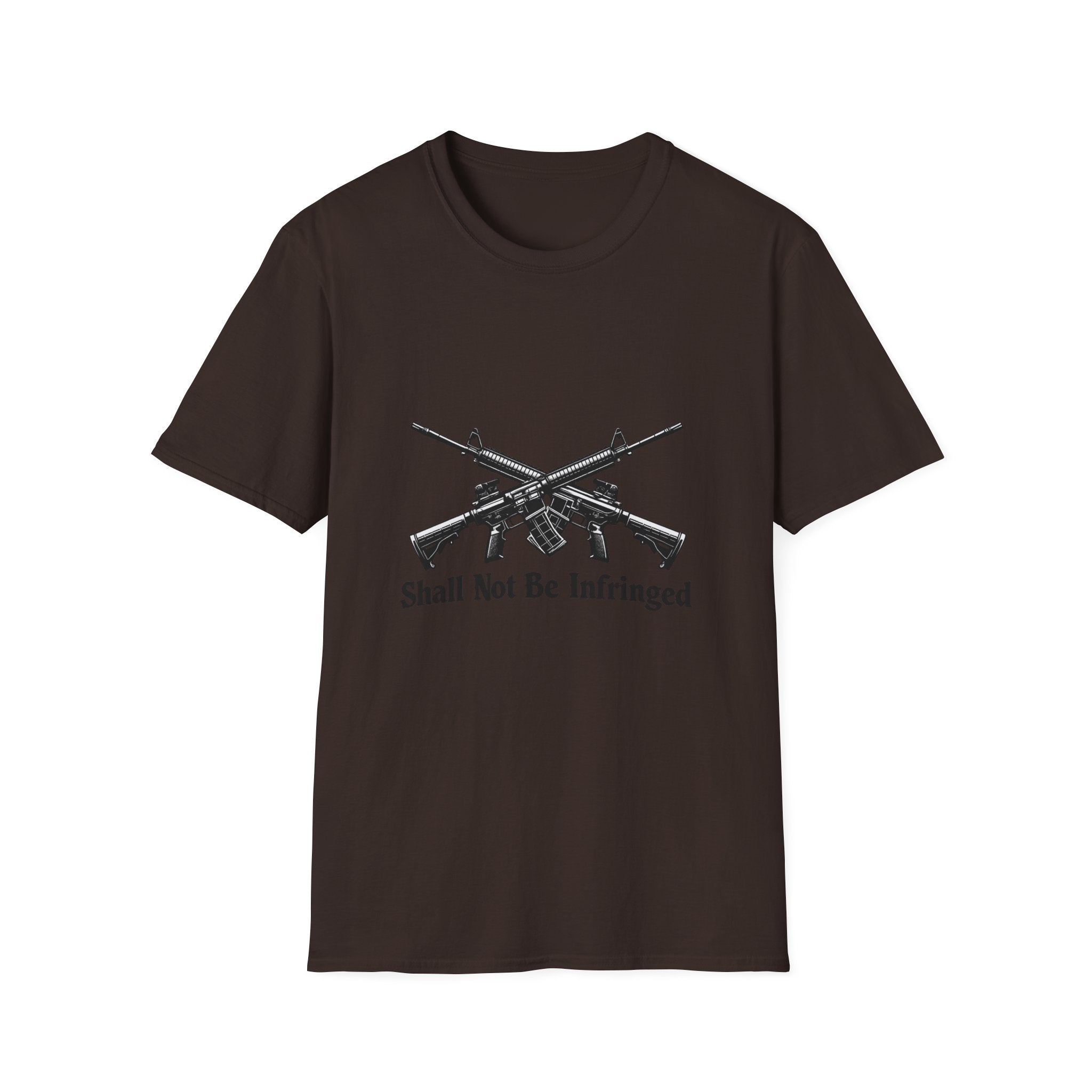 T‑Shirt — "Shall Not Be Infringed" Crossed Rifles 2nd Amendment Tee