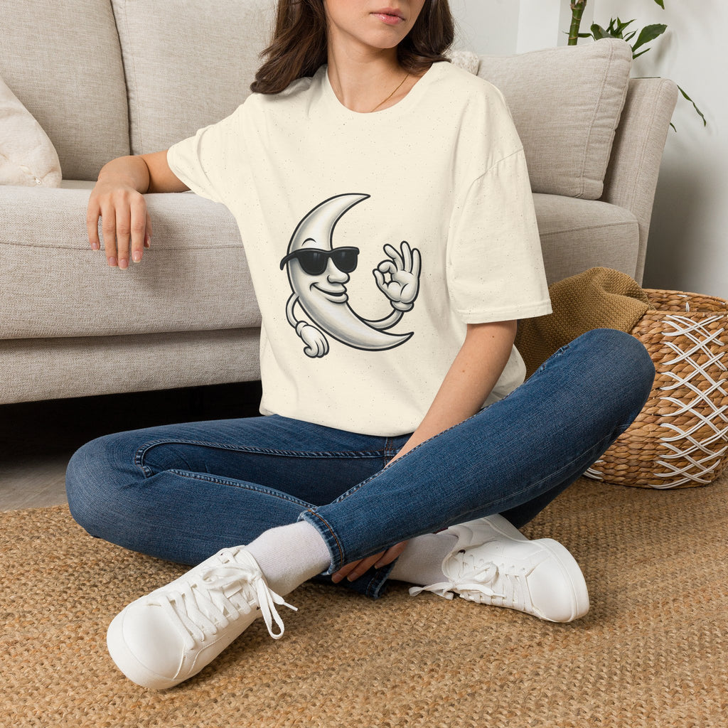 Cool Moon Graphic T-Shirt — Sunglasses Moon