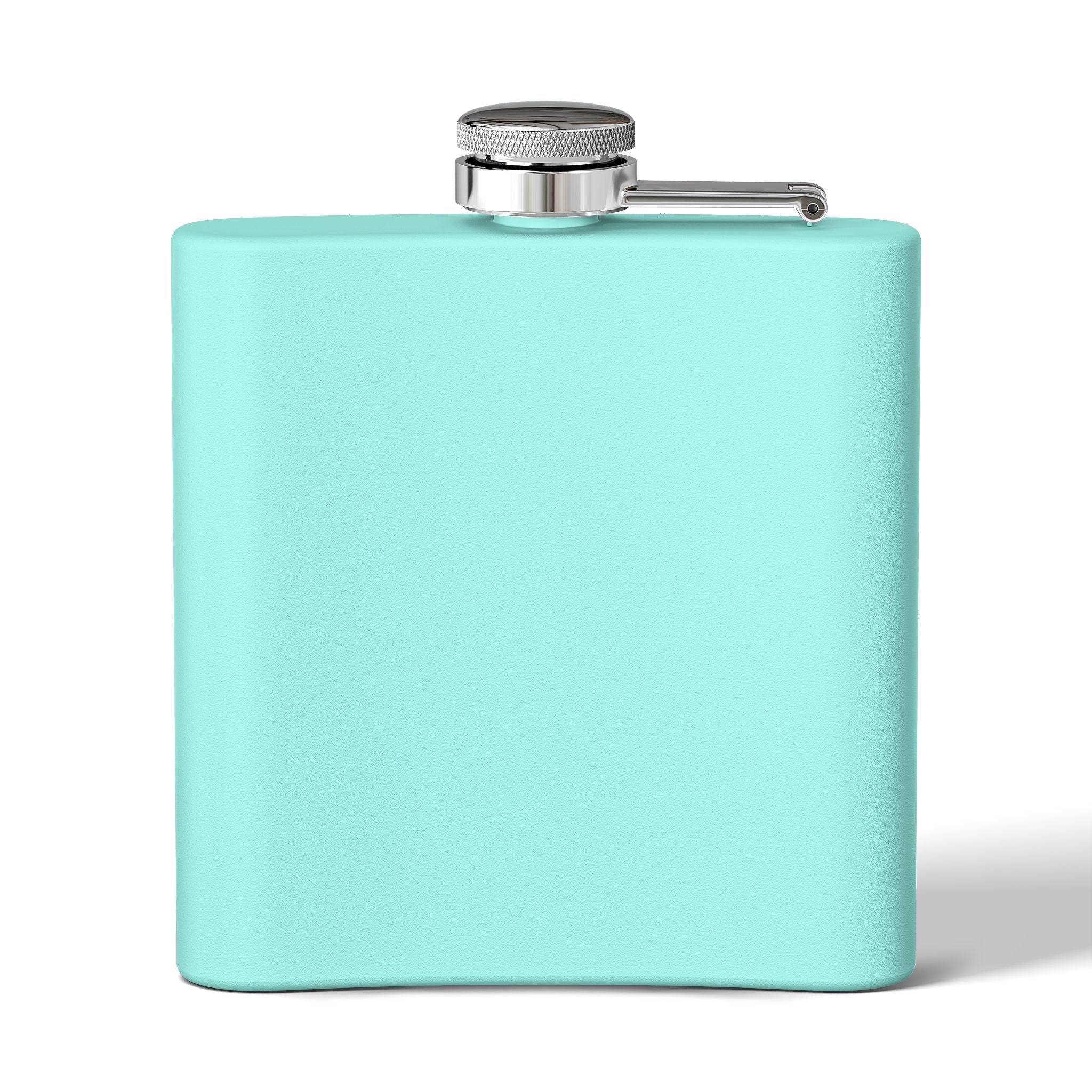 6oz Stainless Steel Flask — Patriotic Middle Finger USA Flag Design