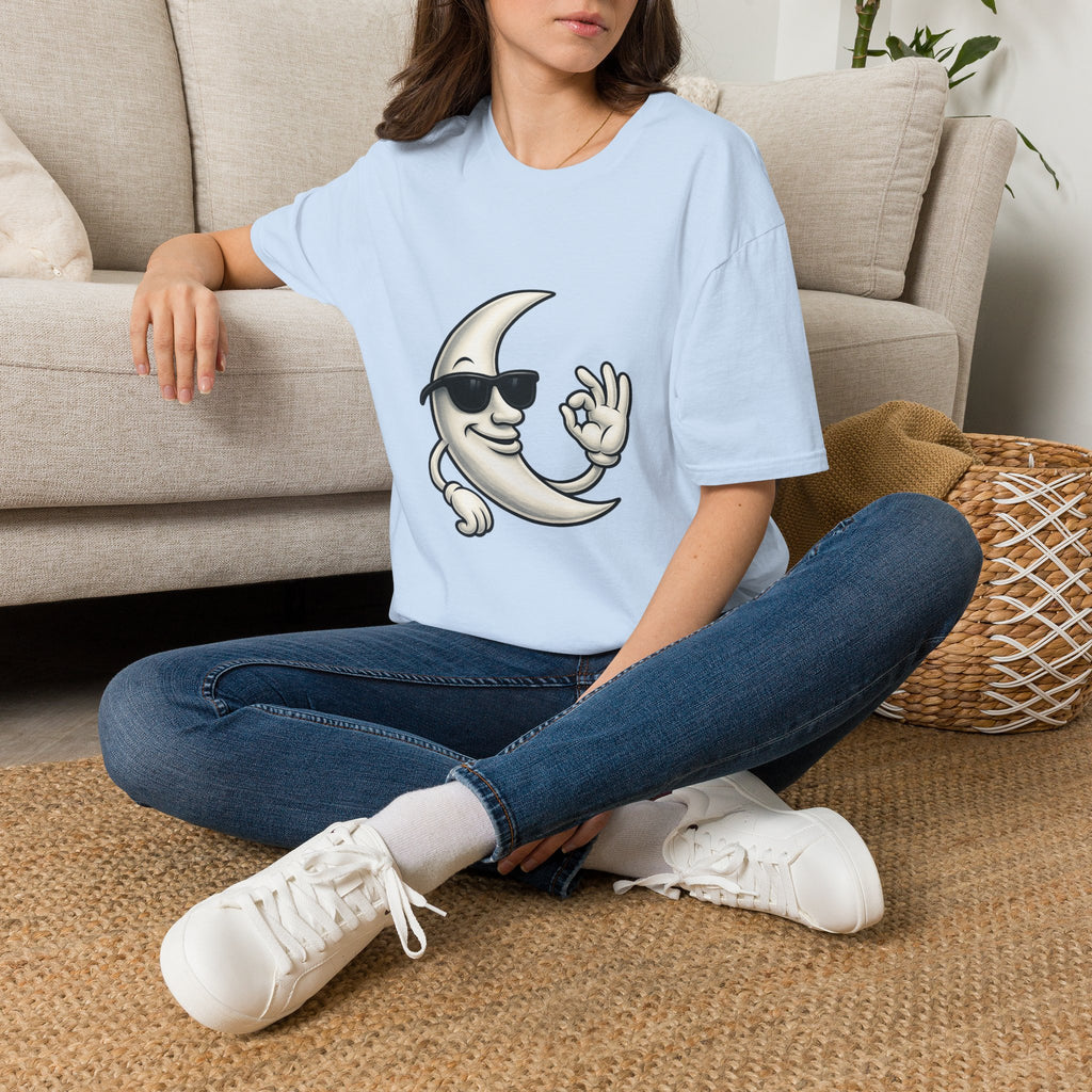 Cool Moon Graphic T-Shirt — Sunglasses Moon
